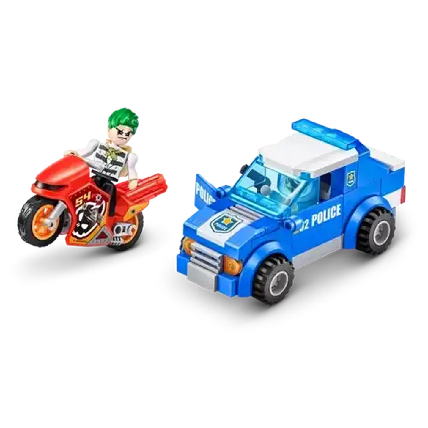 Image of ZURU Toys Max Adventure Police Chase Playset 125 pieces