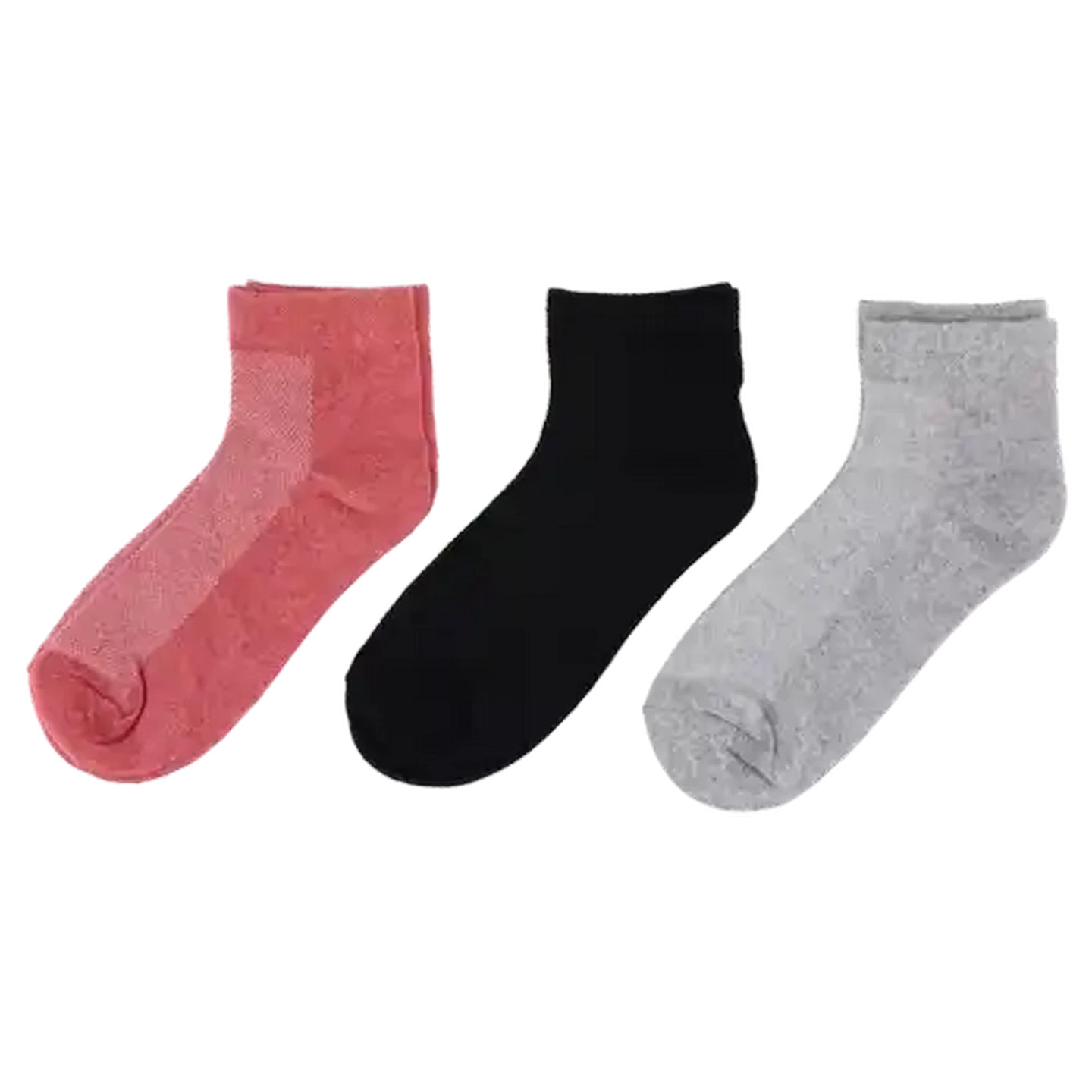 Image of Bare Basics Ladies Anklet  Socks 4 -7 3-Pack