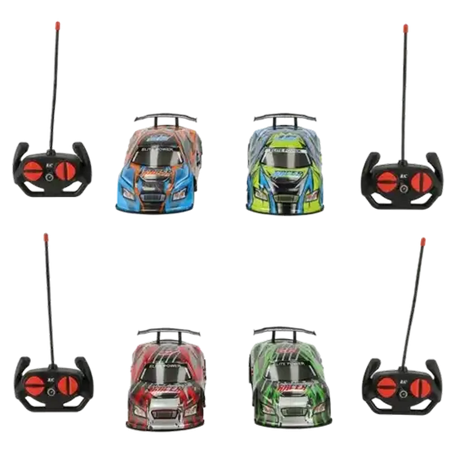 Checkers Sixty60 | Dual RC Racer With Light 1:16 2 Pack (Colour