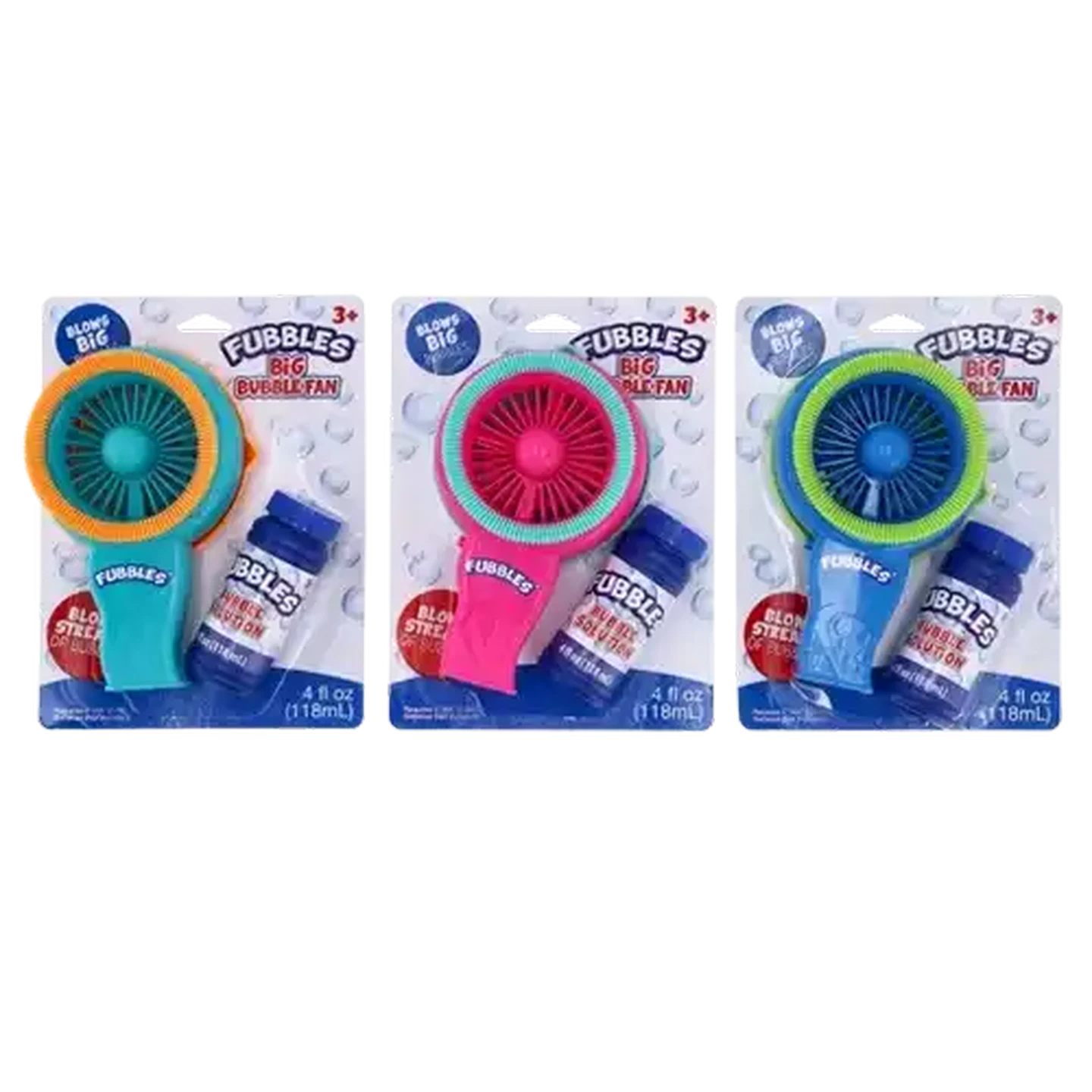 力場の泡/Force Bubble 英語 foil Checkers Sixty60 | Fubbles Bubbles Big Fan Bubbles 118ml (Colour
