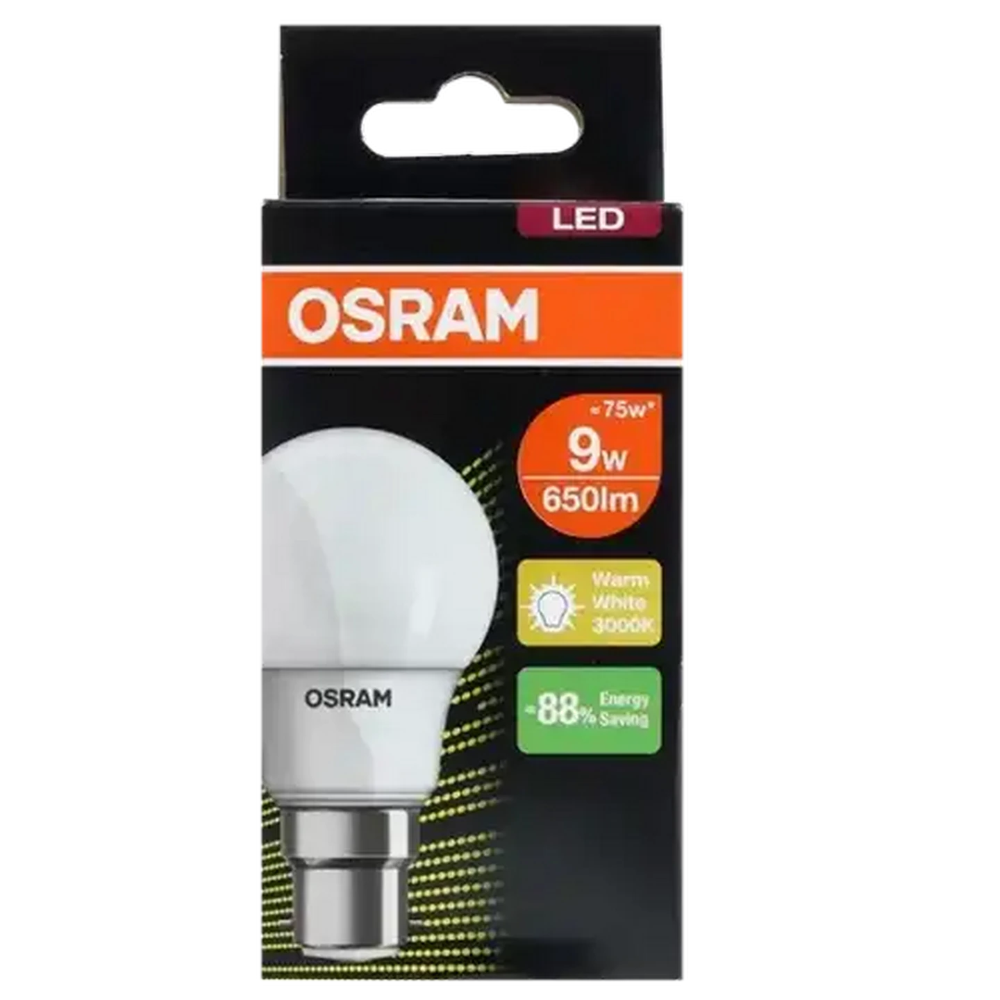 Image of OSRAM Classic Warm White LED Globe 9W