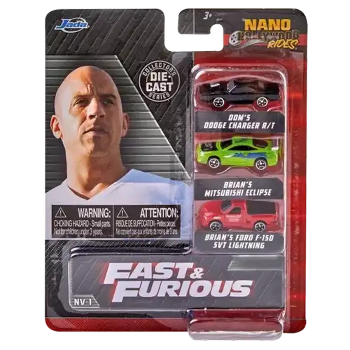 Checkers Sixty60 | Fast & Furious Nano Hollywood Rides Car Set 3-Pack