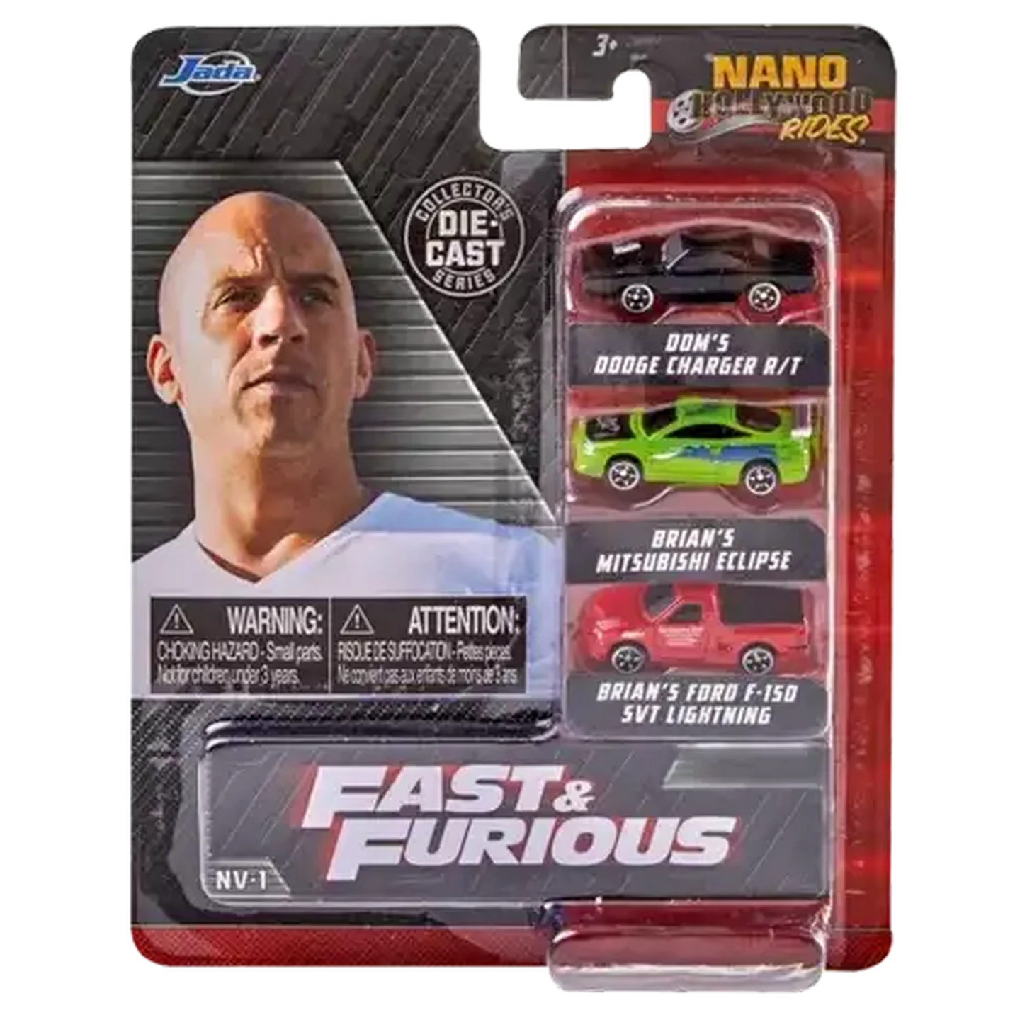 Checkers Sixty60 | Fast & Furious Nano Hollywood Rides Car Set 3-Pack