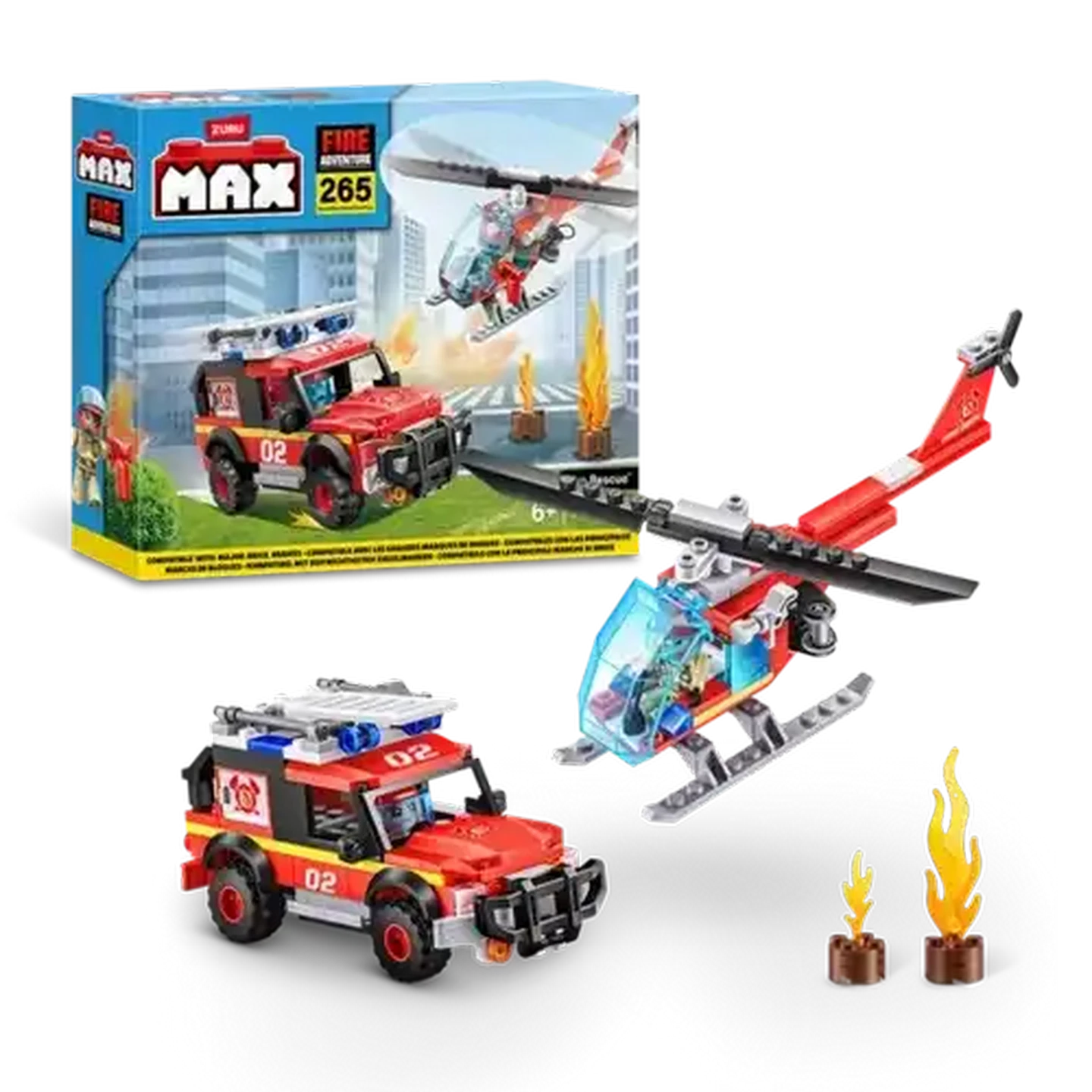 Checkers Sixty60 | ZURU Toys Max Adventure Fire Rescue Playset 265