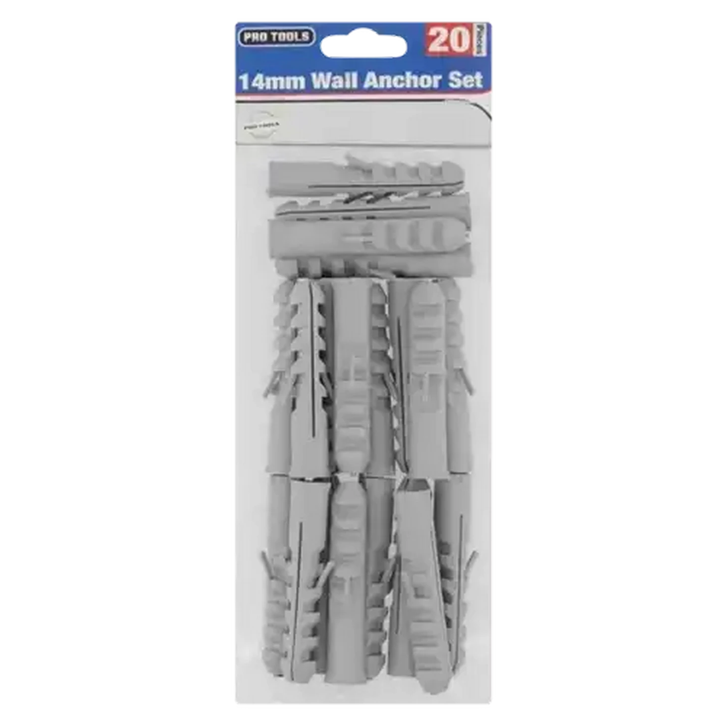 Image of Pro Tools Wall Anchors 14mm 20 Pack