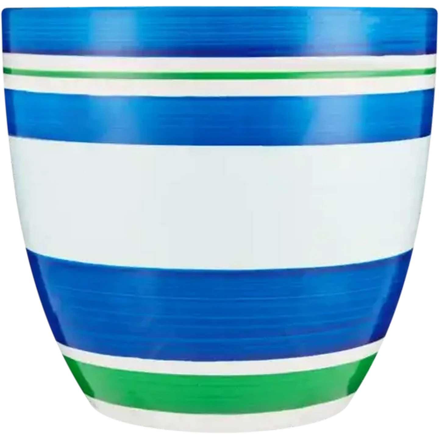 Image of Multicoloured Printed Plant Pot 16cm