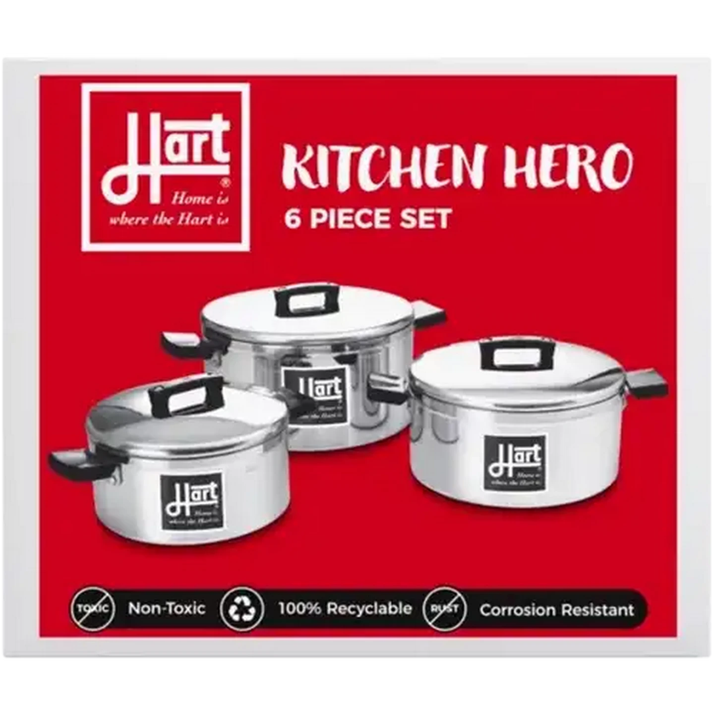 Checkers Sixty60 | Hart Silver Kitchen Hero Aluminium Cookware Set