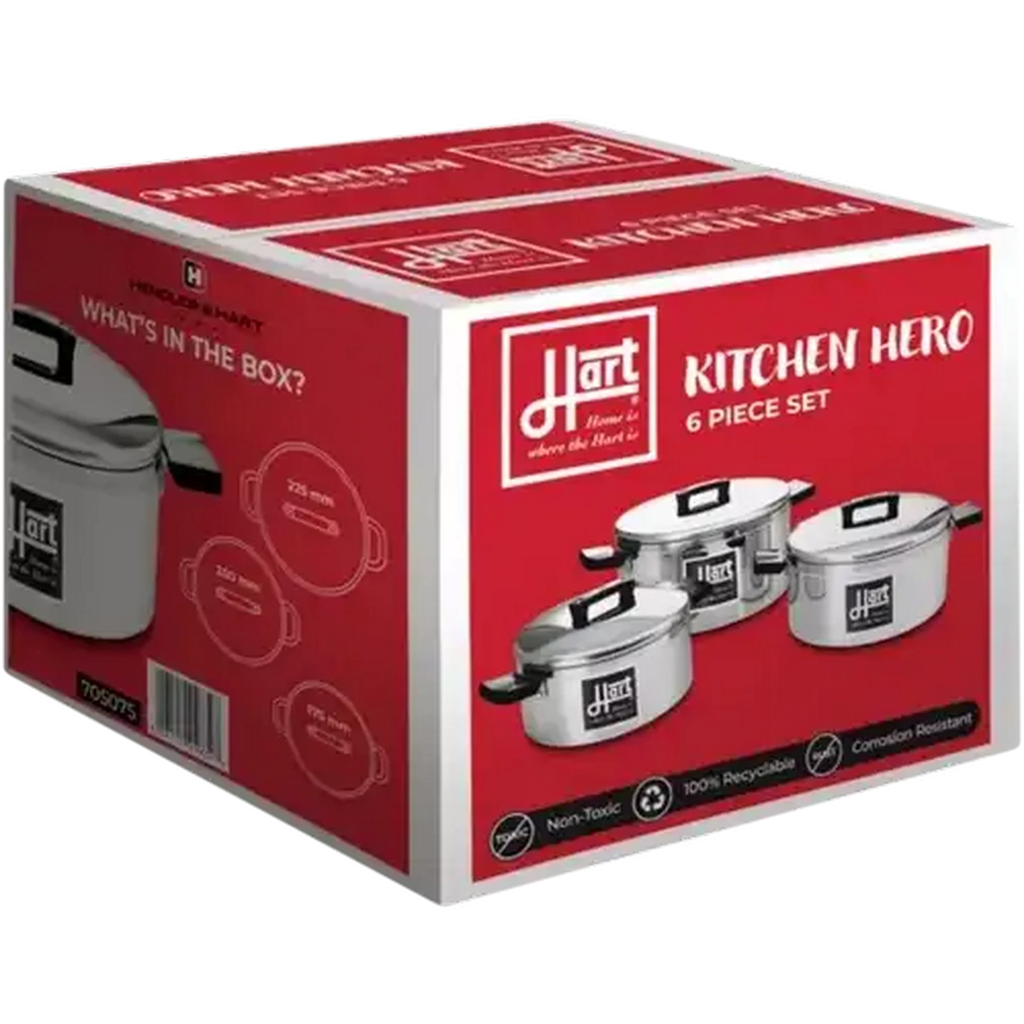 Checkers Sixty60 | Hart Silver Kitchen Hero Aluminium Cookware Set