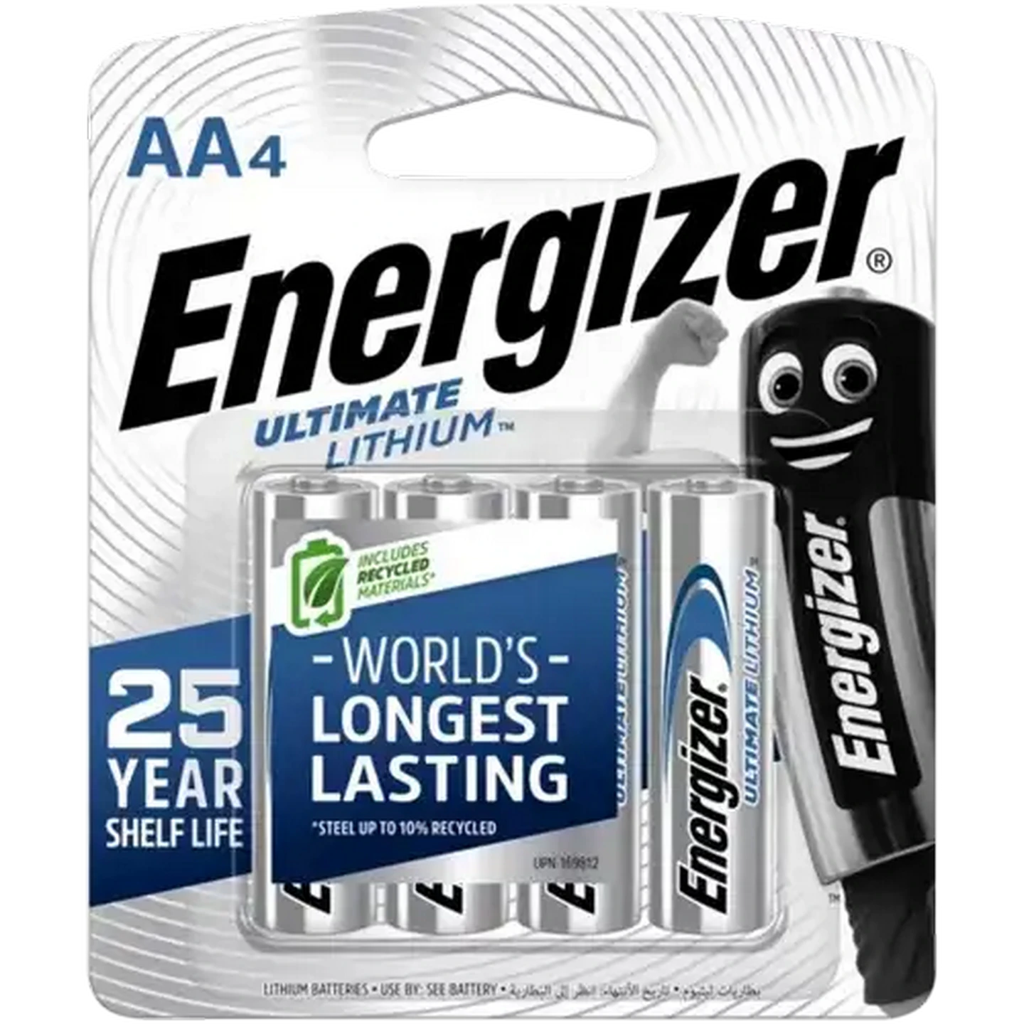 Image of Energizer Ultimate Lithium AA Batteries 4-Pack
