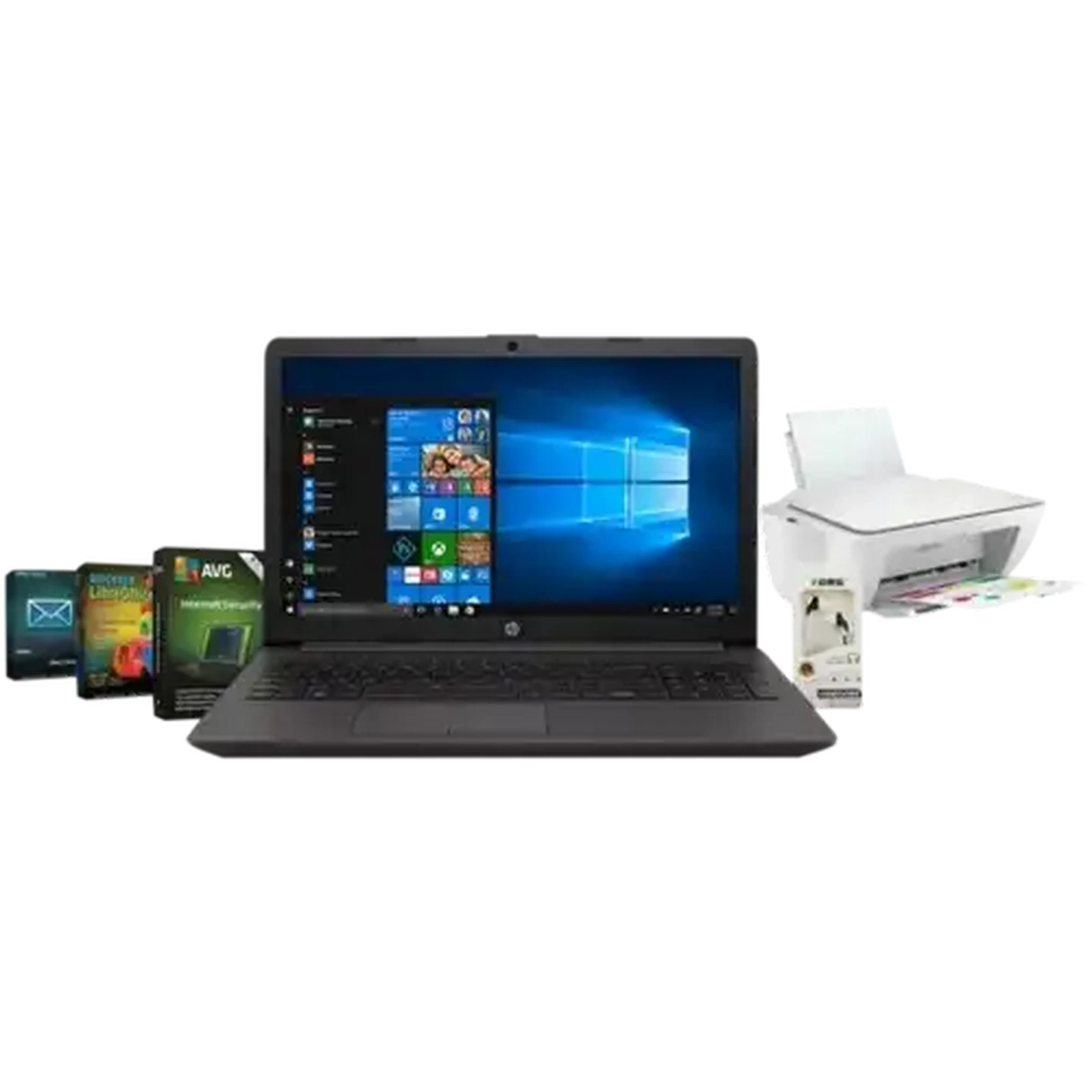 Image of HP 255 G8 15.6" AMD Athlon 4GB Notebook And Printer Bundle