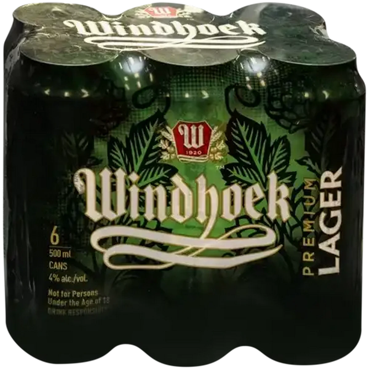 Checkers Sixty60 | Windhoek Premium Lager Beer Cans 6 x 500ml
