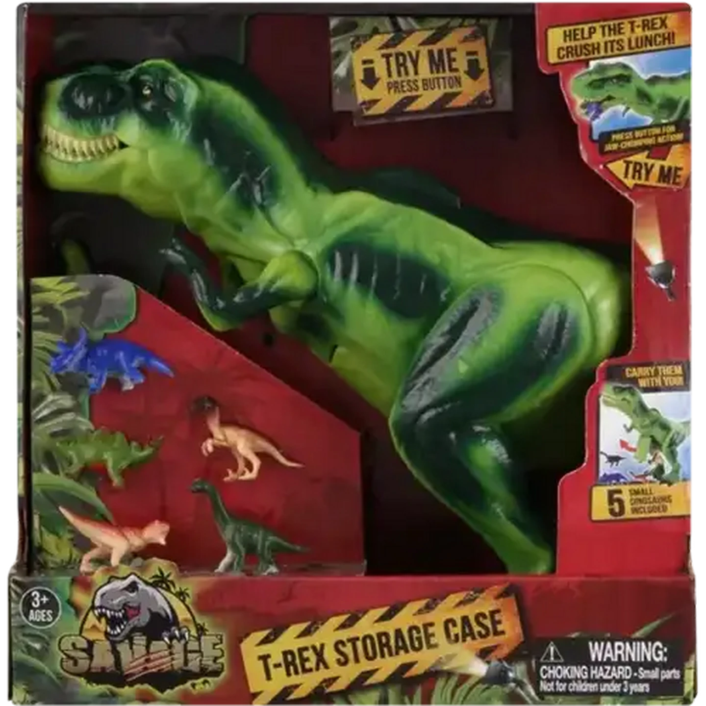 Image of Savage T-Rex Storage Case Toy 3 Years +