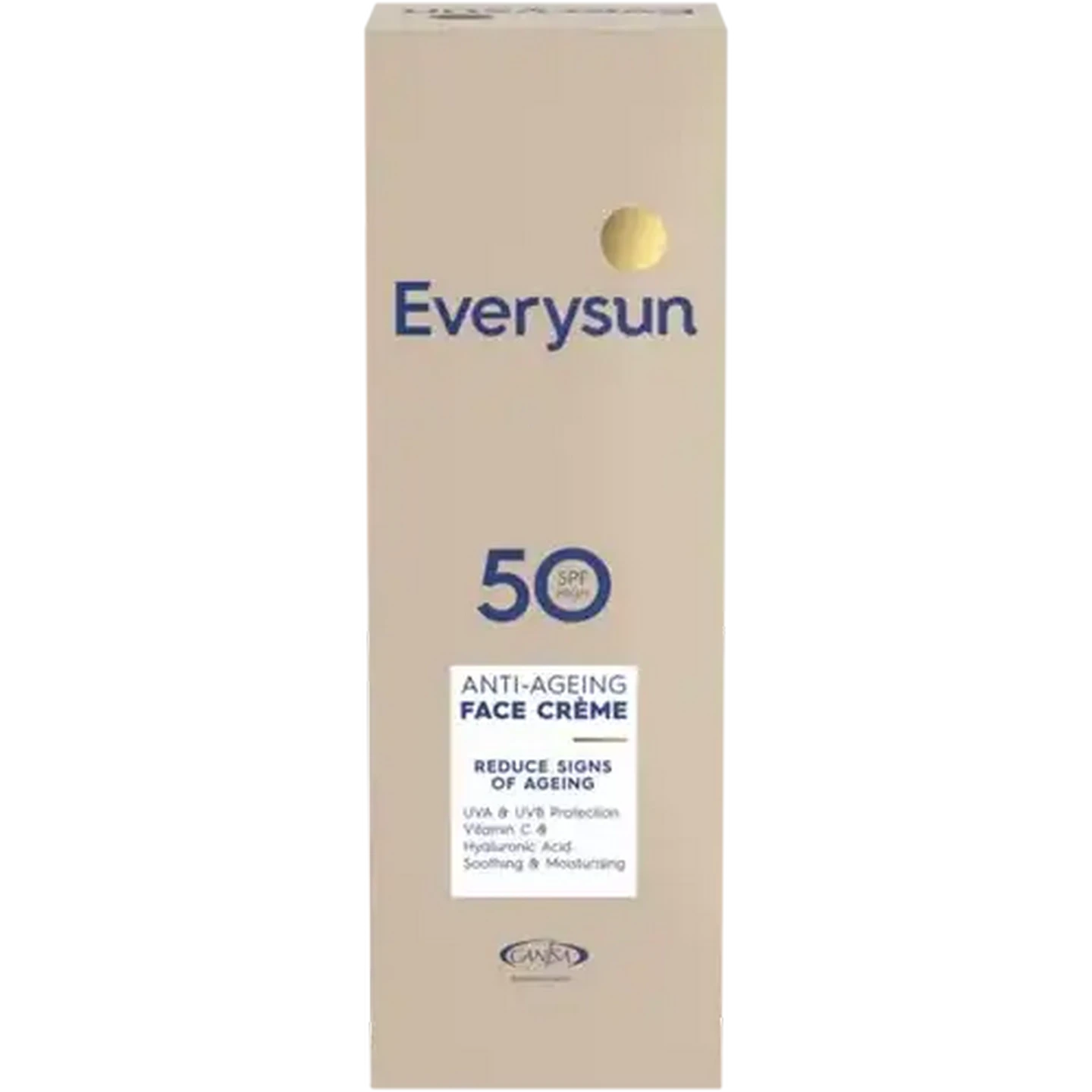Image of Everysun Anti-Ageing SPF 50 Face Créme 50ml