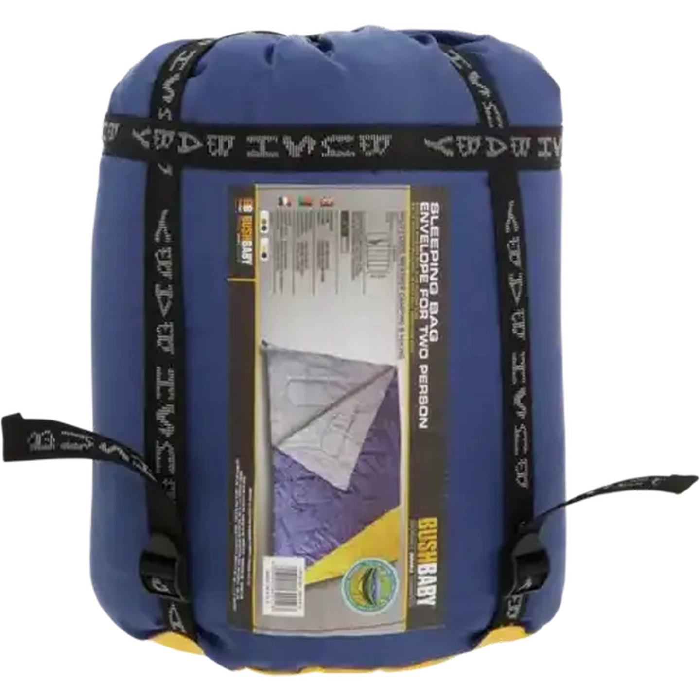 Image of Bush Baby Blue & Yellow Double Sleeping Bag 190 x 147cm