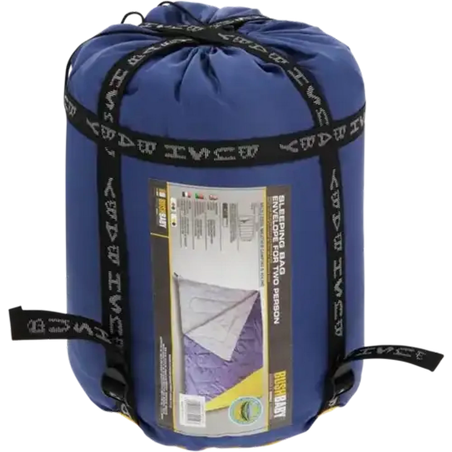 Image of Bush Baby Blue & Yellow Double Sleeping Bag 190 x 147cm