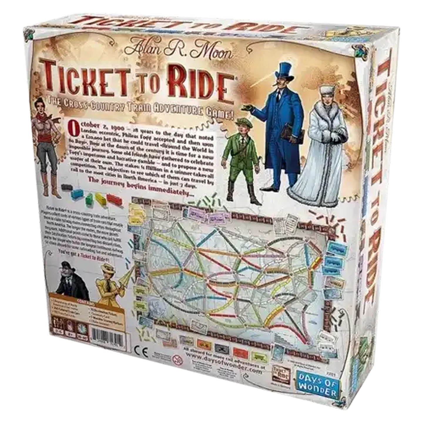 邦楽 SIXRIDE TICKET TO RIDE Checkers Sixty60 | Ticket To Ride Game (Bilingual)