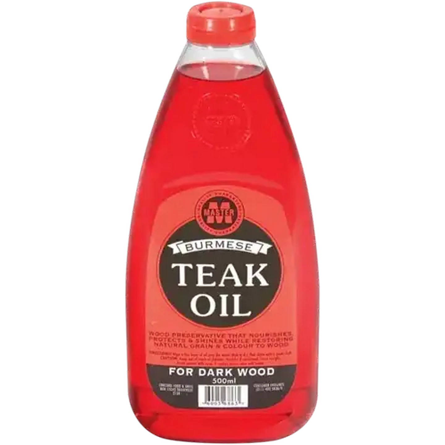 Image of Master Burmese Teak Oil for Dark Wood 500ml