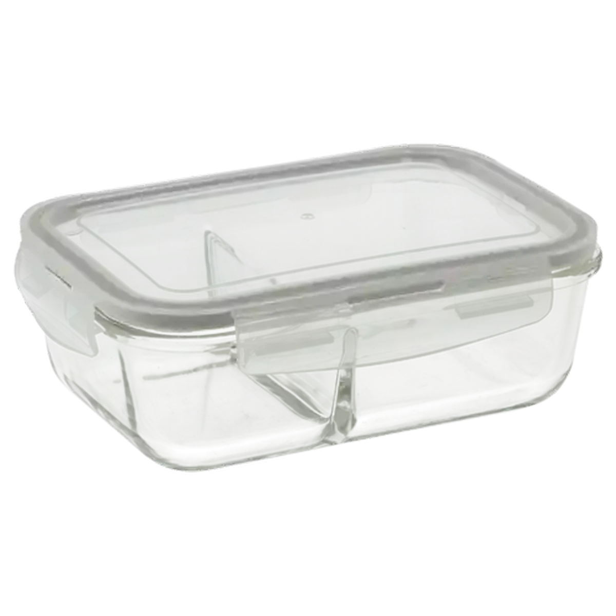 Checkers Sixty60 | Bake n Lock Rectangular Divided Glass Container