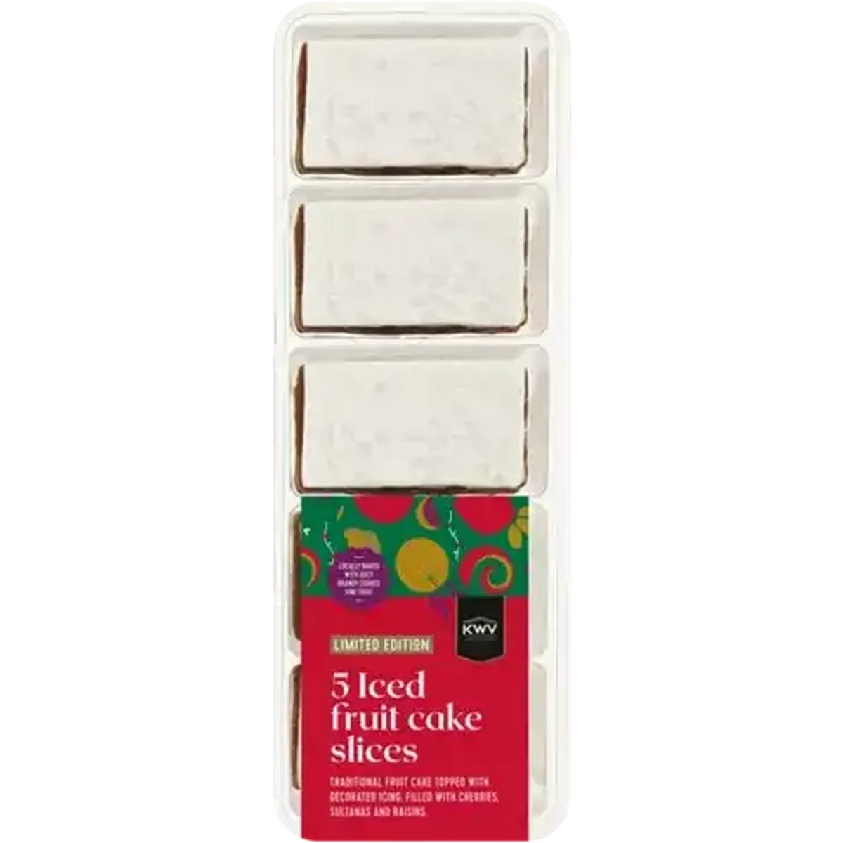 Checkers Sixty60 | Limited Edition KWV Iced Fruit Cake Slices 5 Pack