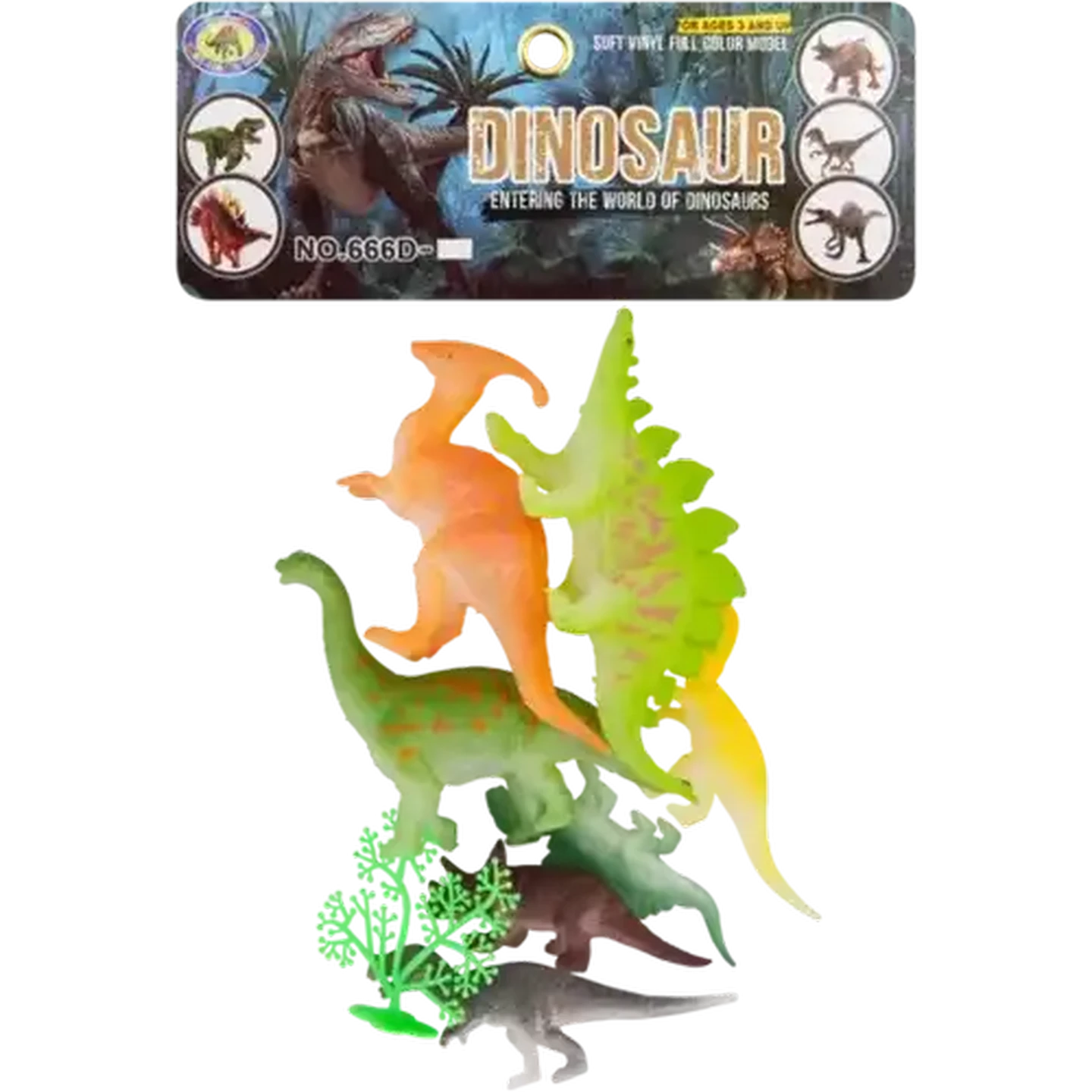 Image of Dinosaur Animal Figurines Set 8 Piece (Type May Vary)