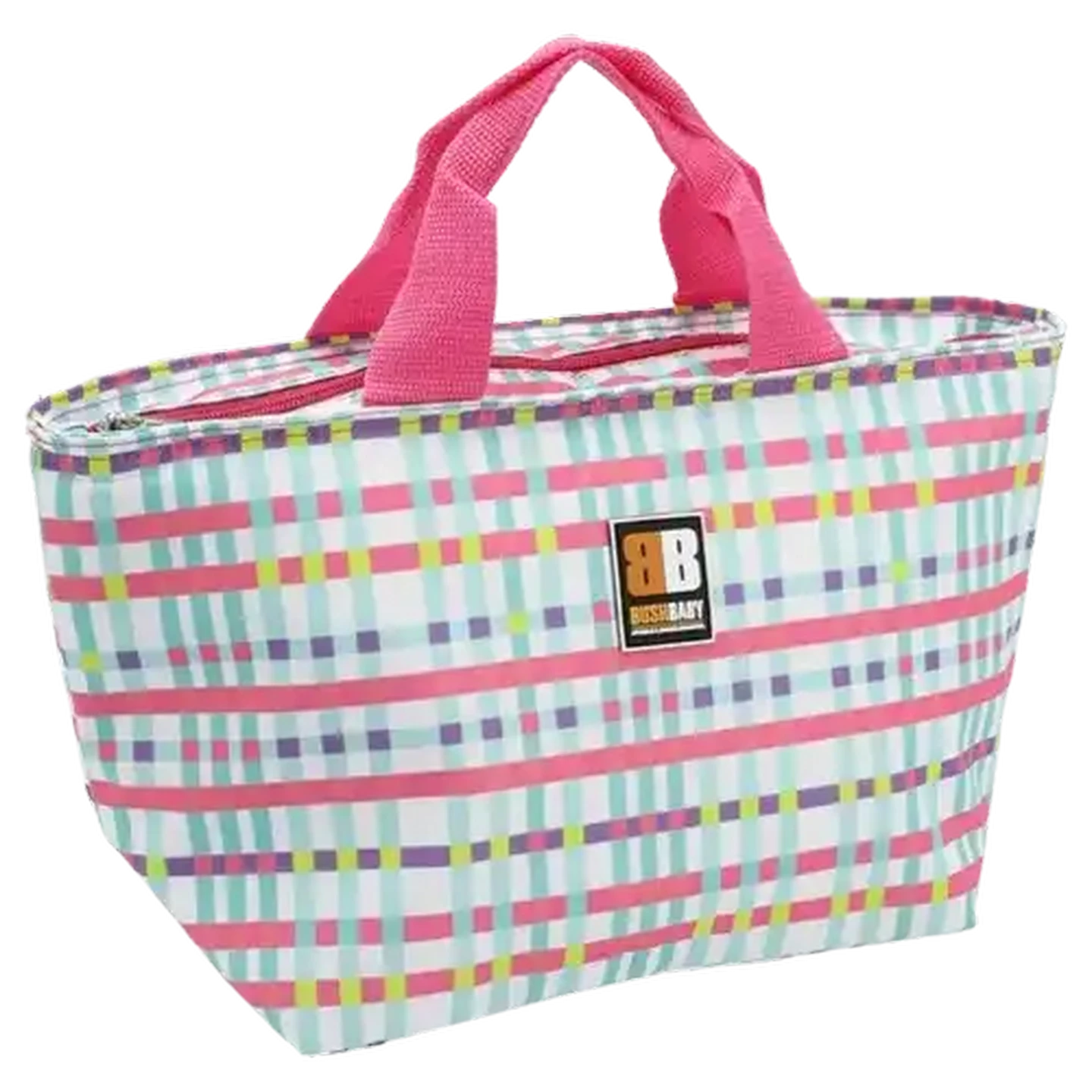 Image of Bush Baby Funky Lunch Cooler Bag with Lead Free Lining 35 x 14 x 20cm (Colour May Vary)