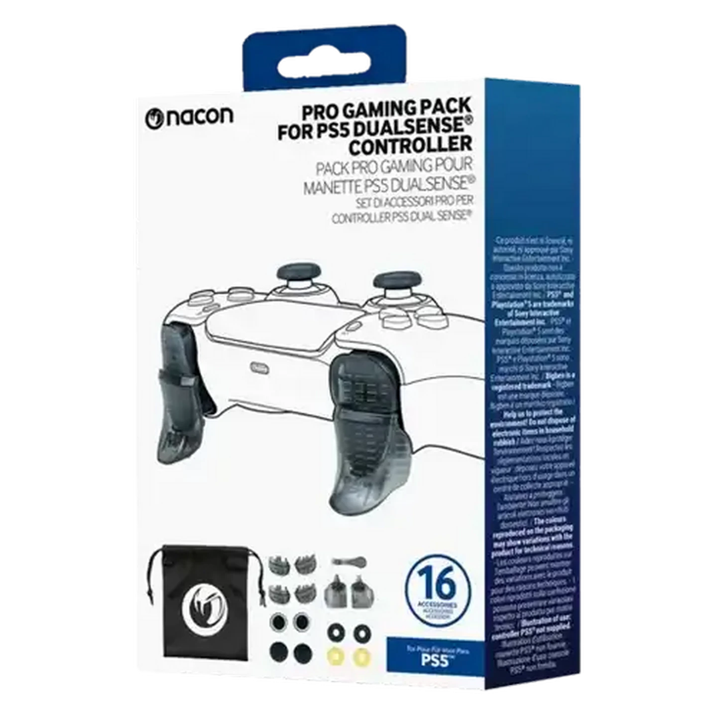 Image of Nacon PS5 Gaming Pack Black & White
