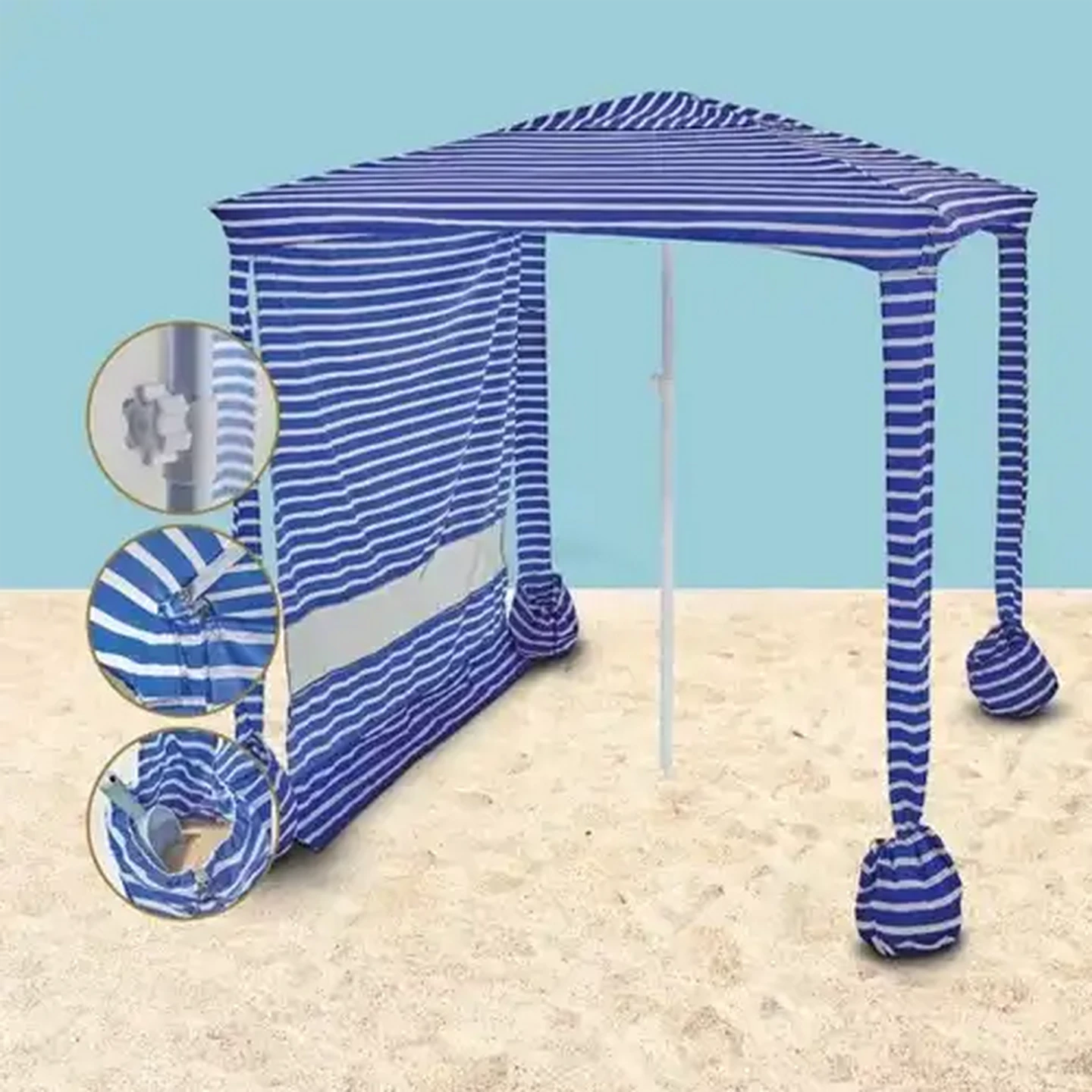 Image of Bush Baby Tropical Beach Cabana 1.7 x 1.7m
