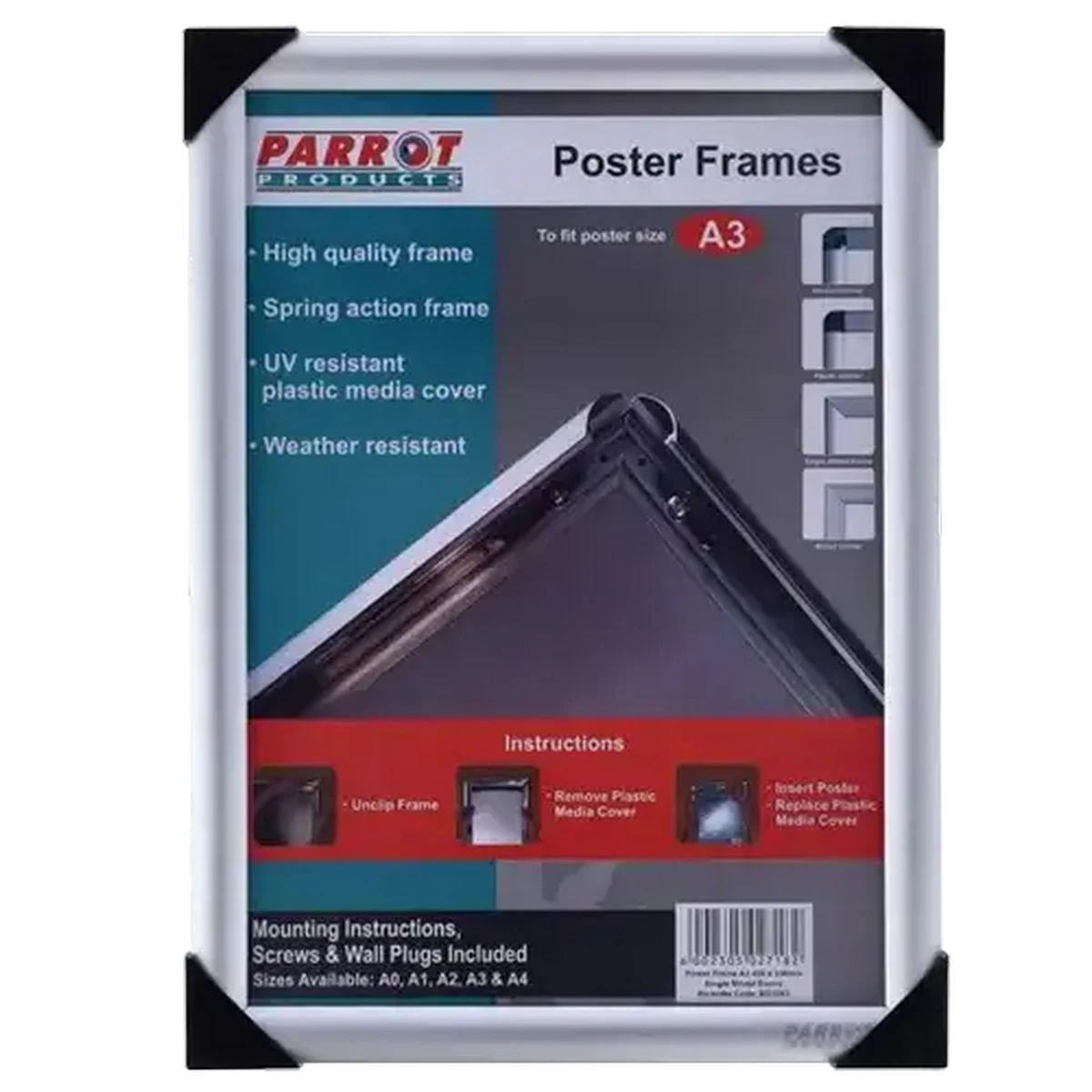 Checkers Sixty60 | Parrot Products A3 Poster Frame 330 x 450mm