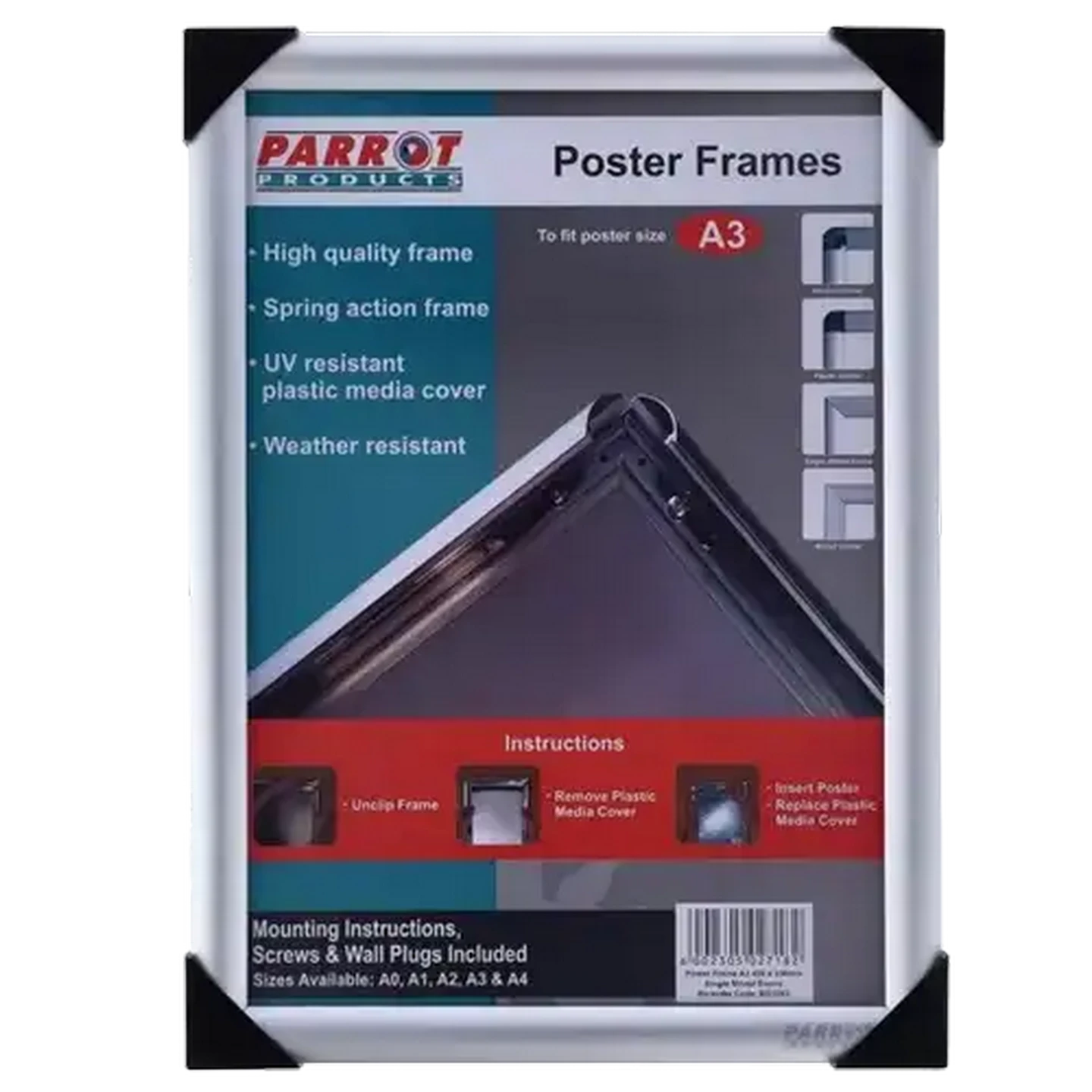 Checkers Sixty60 | Parrot Products A3 Poster Frame 330 x 450mm