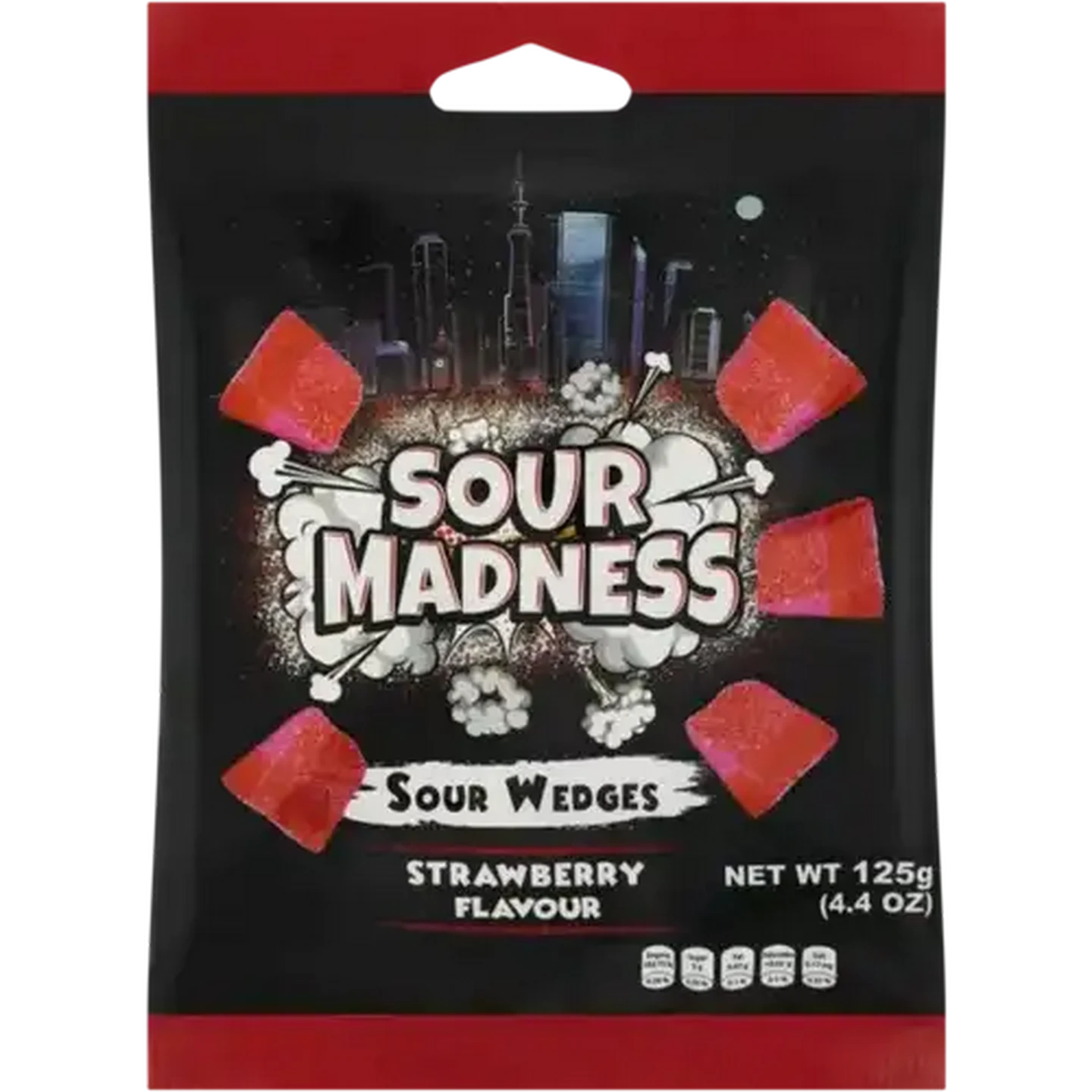 Checkers Sixty60 | Sour Madness Strawberry Flavour Sour Wedges 125g