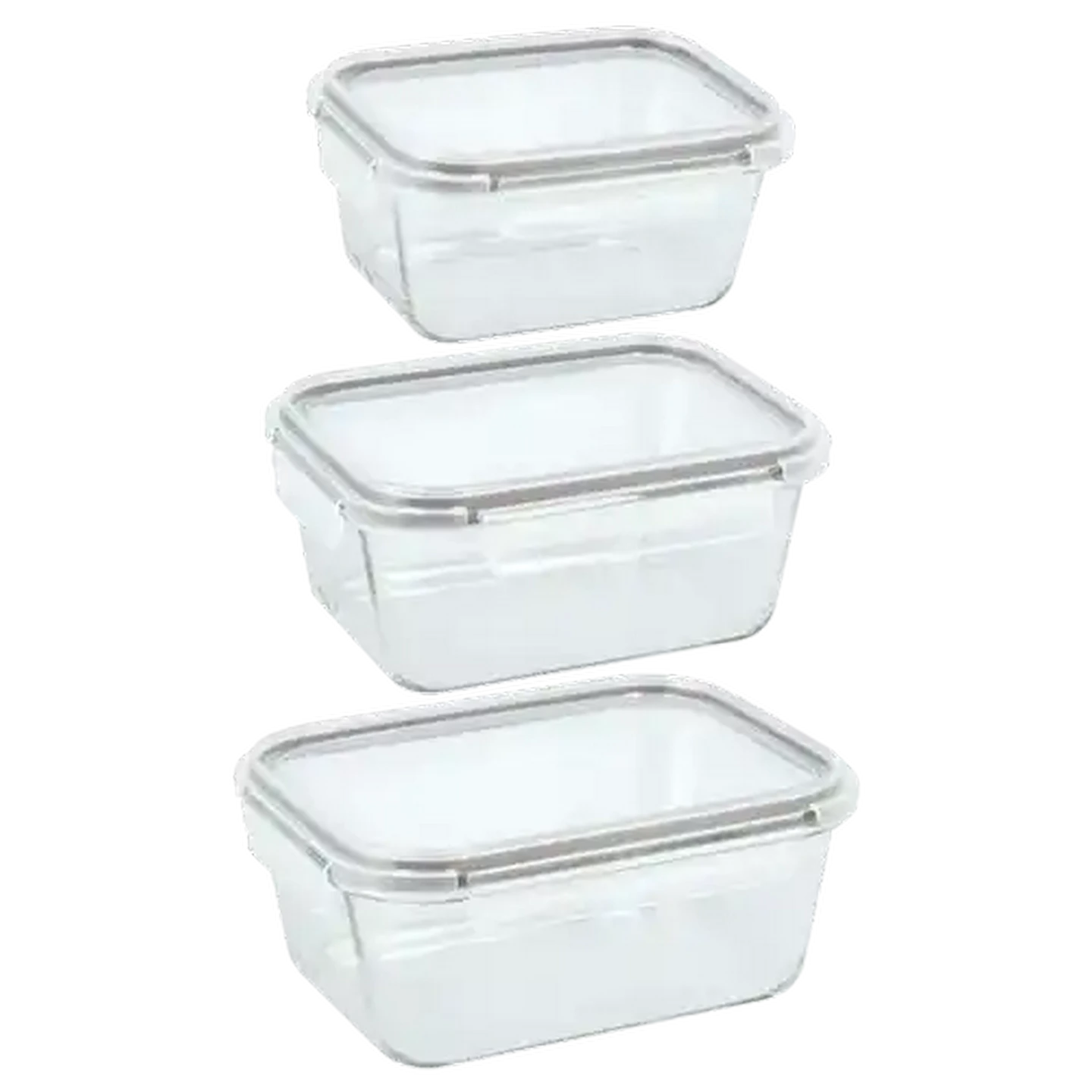 Checkers Sixty60 | Bake n Lock Glass Rectangular Storage Set 6-Piece