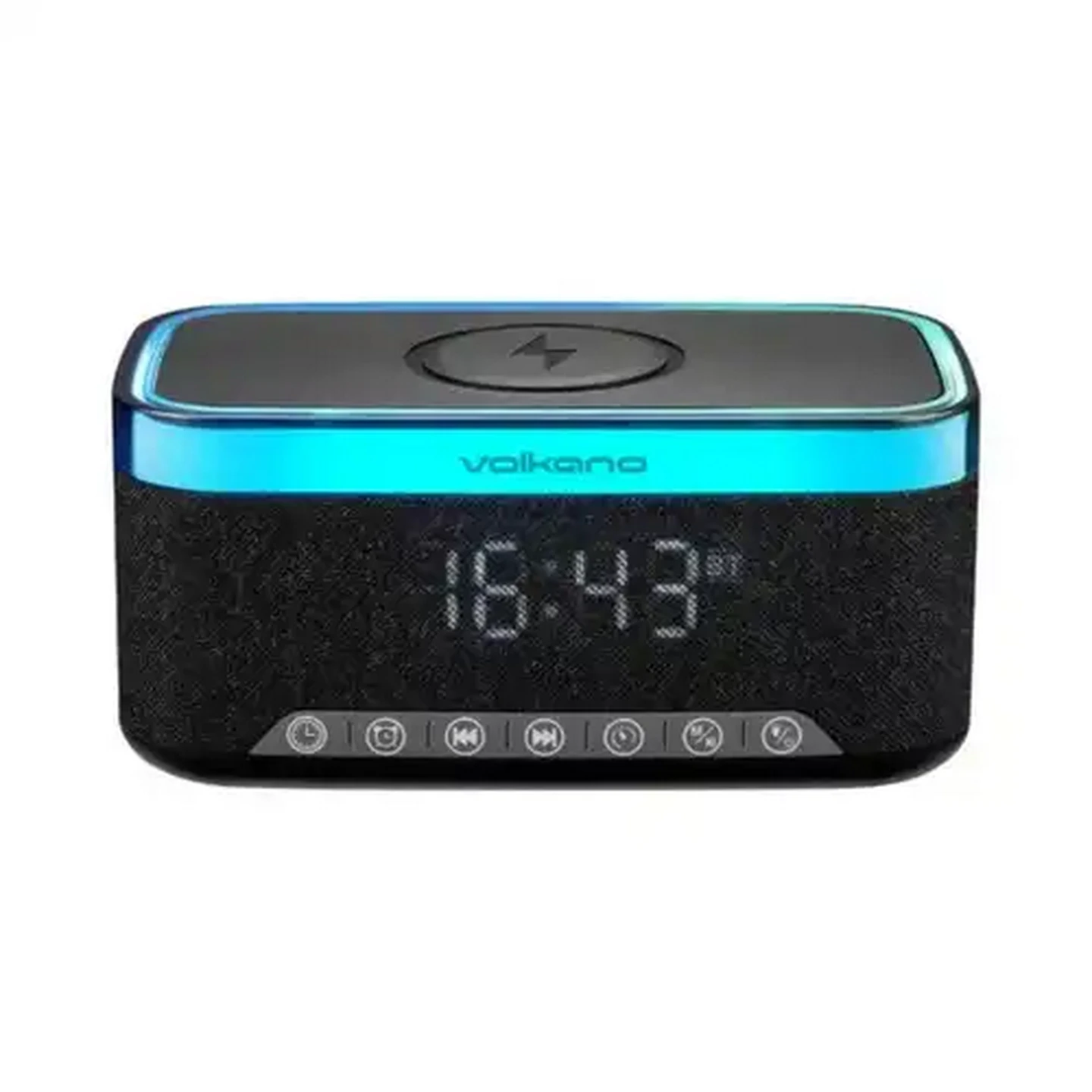 Checkers Sixty60 | Volkano Black Radiant Series Alarm Clock Speaker