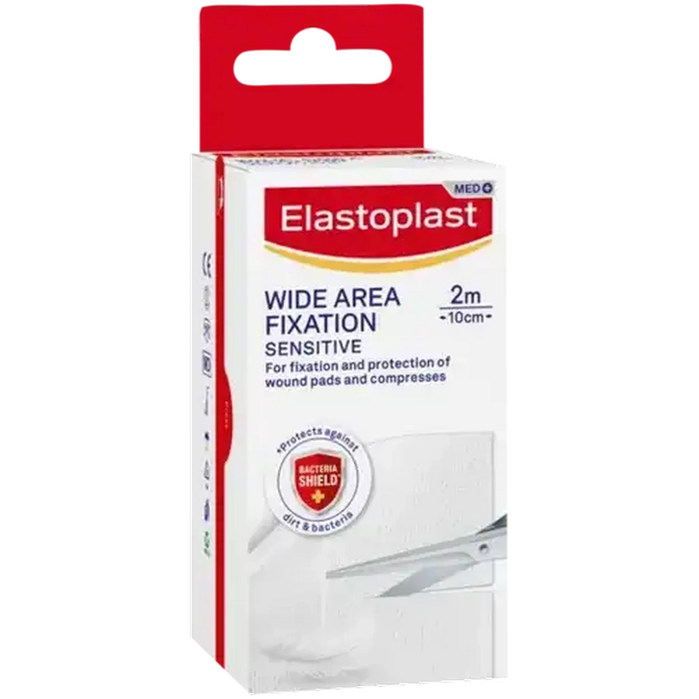 Image of Elastoplast White Sensitive Wide Area Fixation Roll 2m
