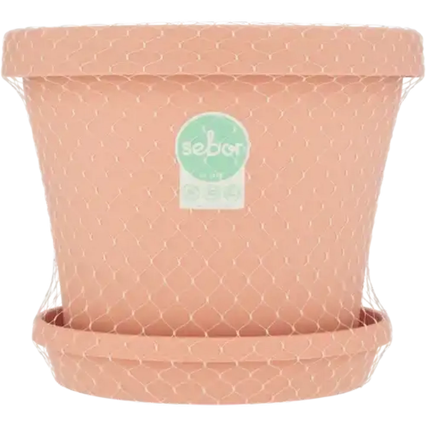Image of Sebor Peach Super Plant Pot Set 25cm