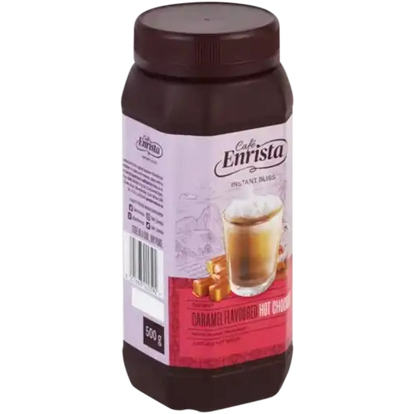 Image of Café Enrista Caramel Flavoured Instant Hot Chocolate 500g