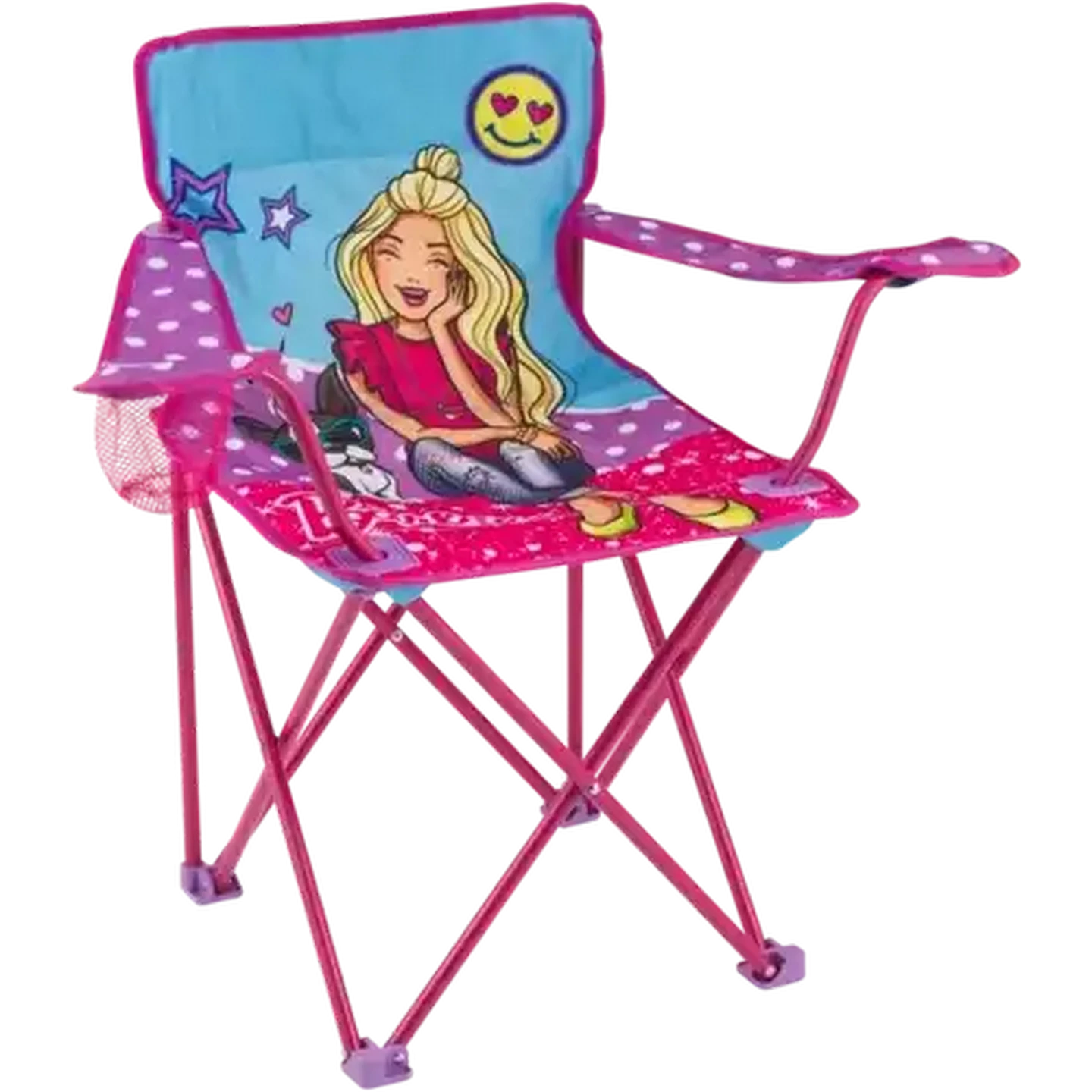 Image of Barbie Pink & Teal Kiddies Camping Chair