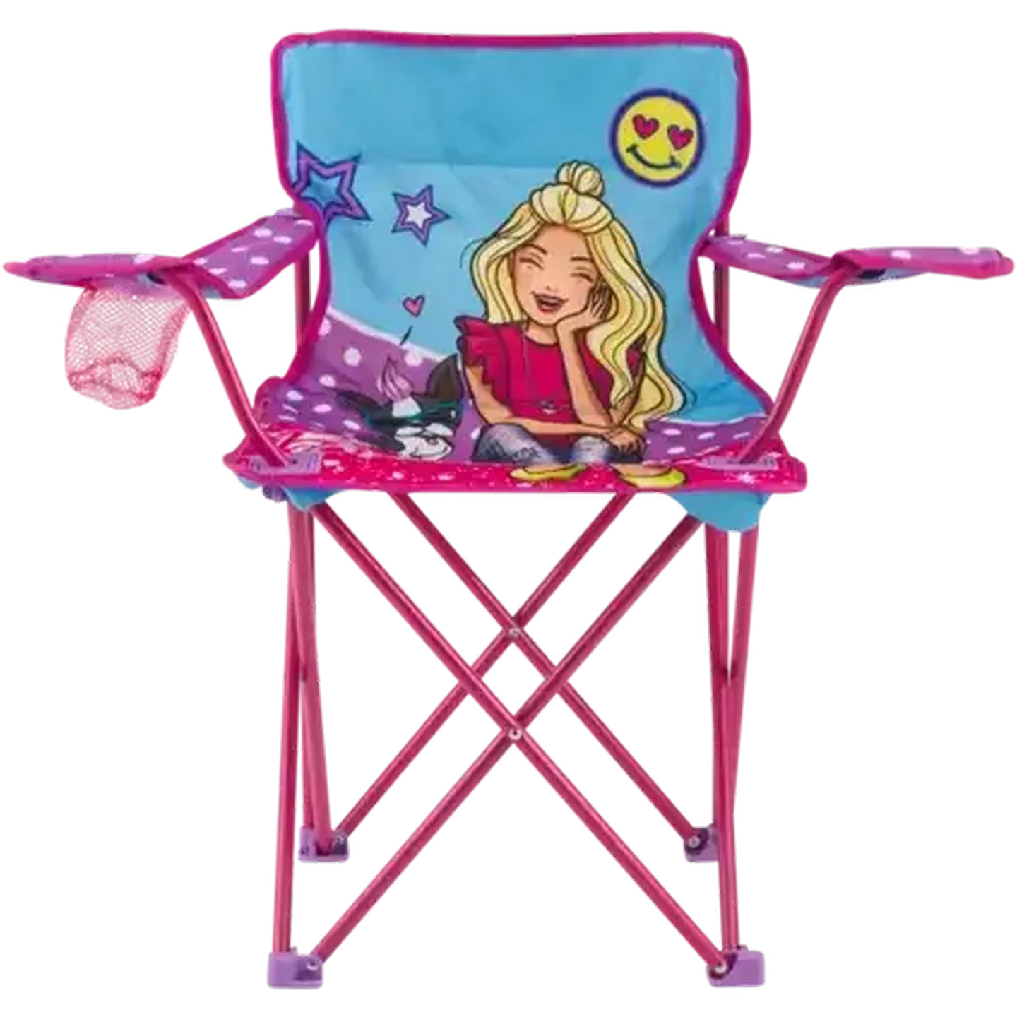 Image of Barbie Pink & Teal Kiddies Camping Chair