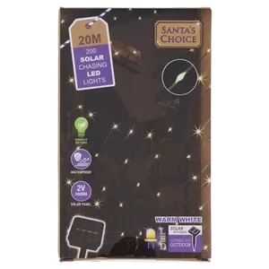 Shoprite ZA | Santa's Choice Warm White LED Solar Starry Strip