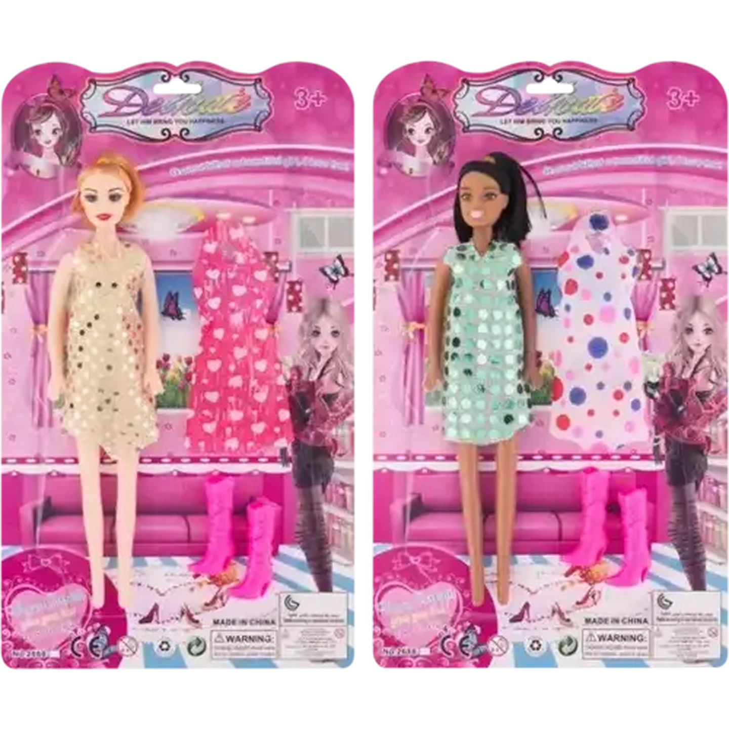 Image of Delicate Doll With Boots (Type May Vary)