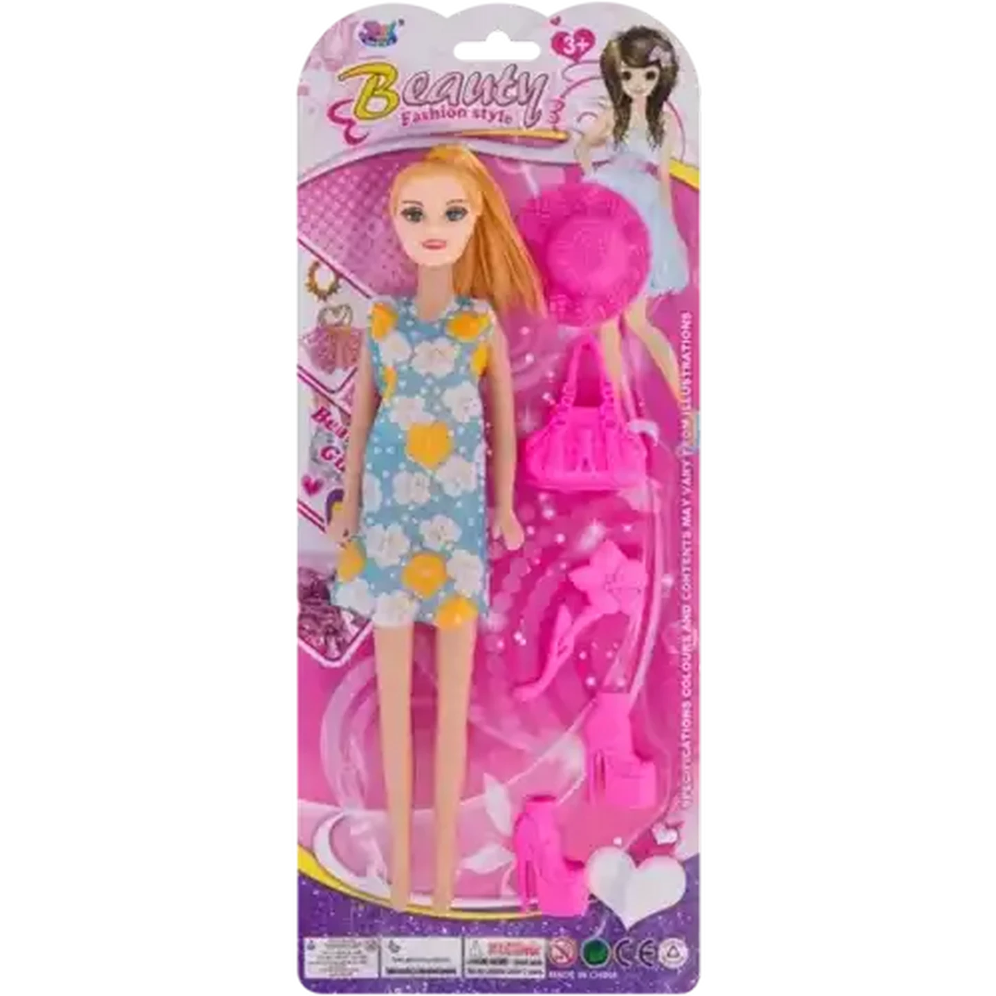 Image of Beauty Fashion Style Doll With Accessories 6 Piece (Type May Vary)