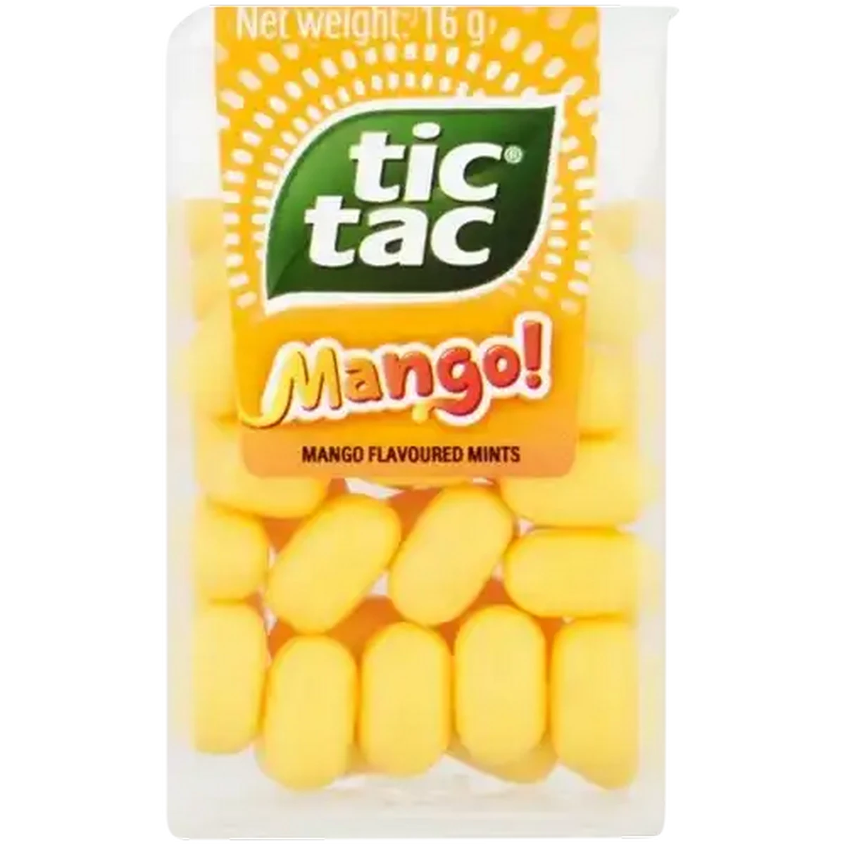 テンドリチッククオーツ　225g No.652 Checkers Sixty60 | Tic Tac Mango Flavoured Mints