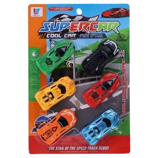 Checkers Sixty60 | Multi-Coloured Assorted Racing Model Car Set 4