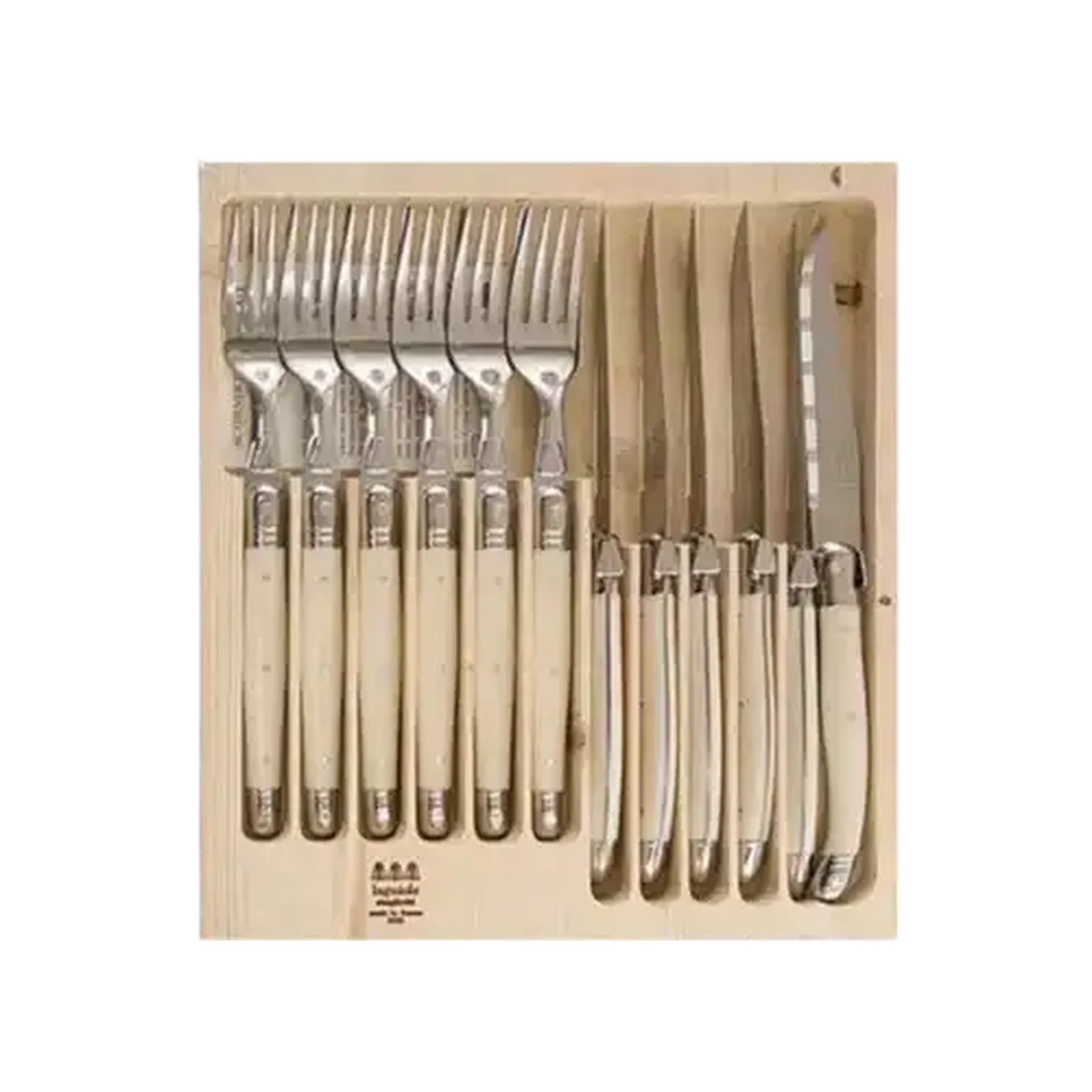 Checkers Sixty60 | Laguiole Ivory Cutlery Set 12 Piece