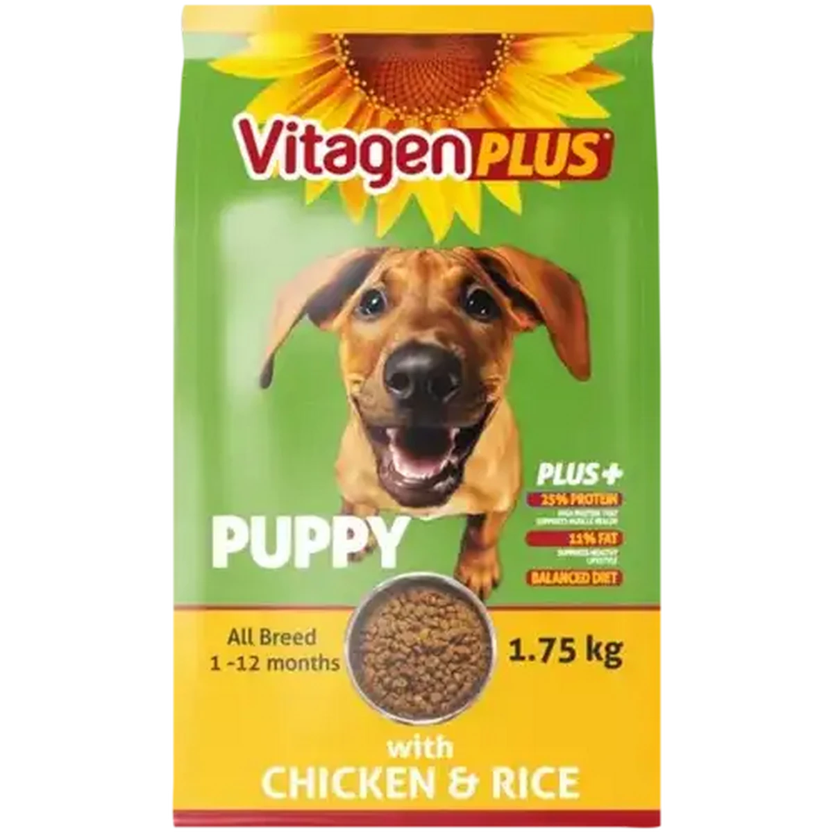 Checkers Sixty60 | Vitagen Plus Chicken & Rice Puppy Dry Dog Food 1.75kg