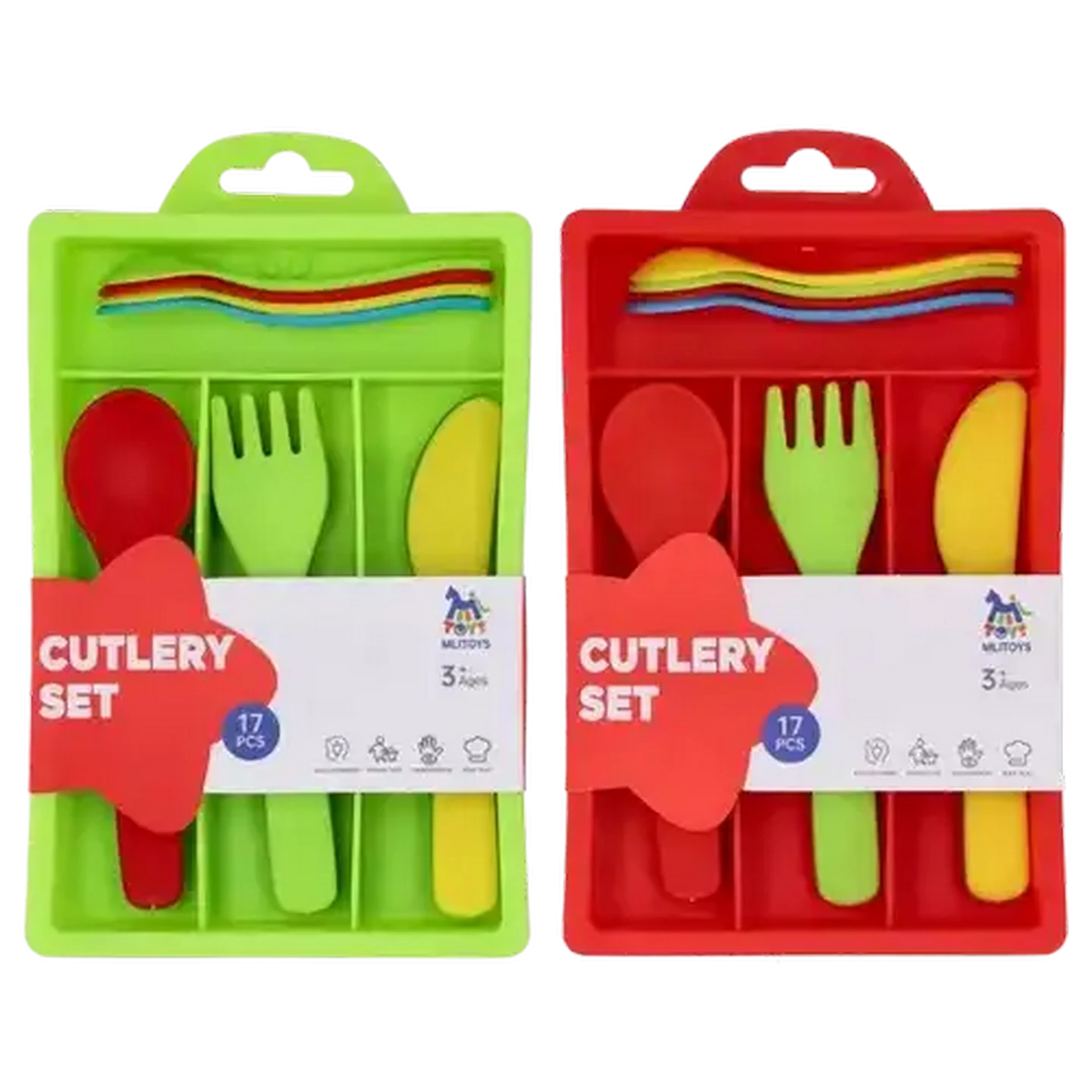 Checkers Sixty60 | Plastic Cutlery Set 17 Piece (Colour May Vary)