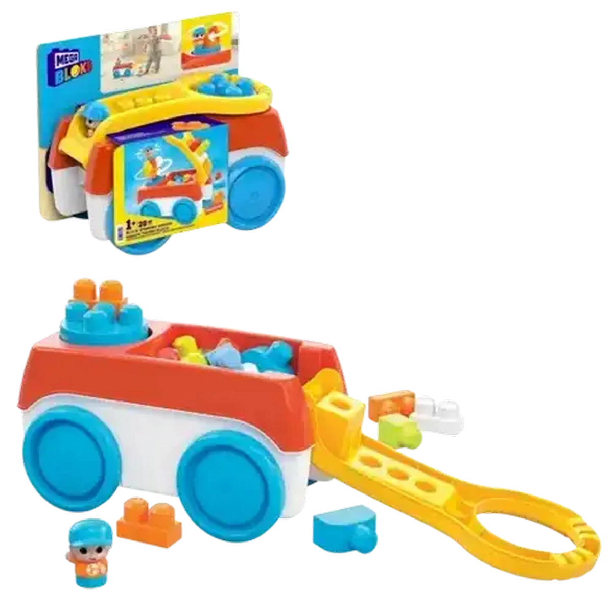 Checkers Sixty60 | MEGA BLOKS Building Toy Block Spinning Wagon with 1 ...