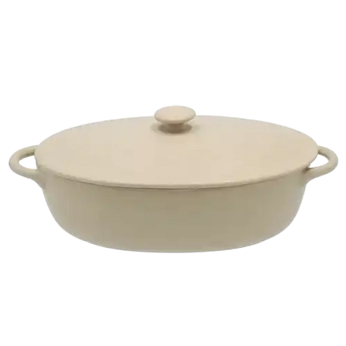 Checkers Sixty60 | Matt Cream Oval Casserole 33.8cm