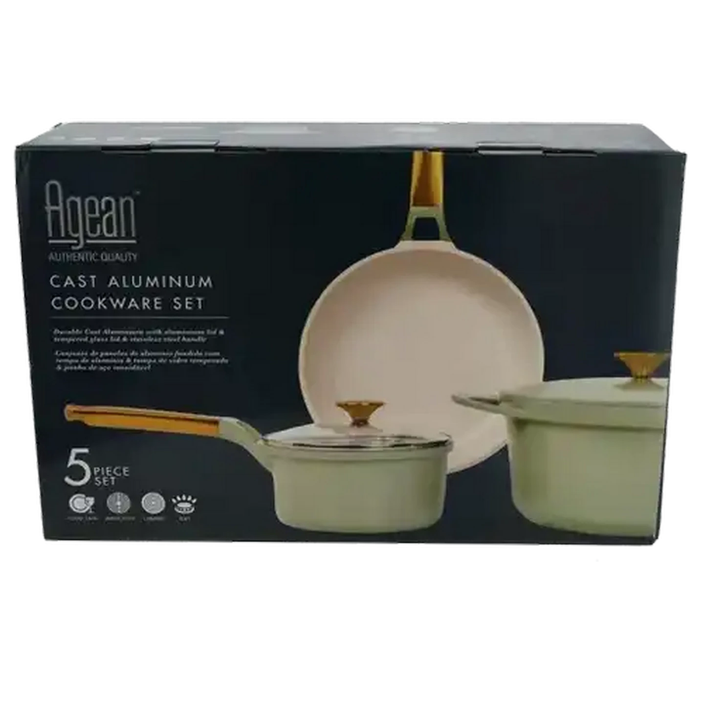 Checkers Sixty60 | Agean Lucia Aluminium Cookware Set 5 Piece
