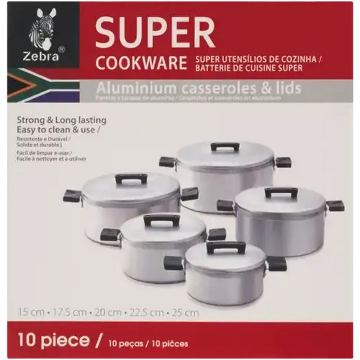 ⭐️四菜盆✖️4セット Checkers Sixty60 | Zebra Super Casserole Cookware Set 10 Piece