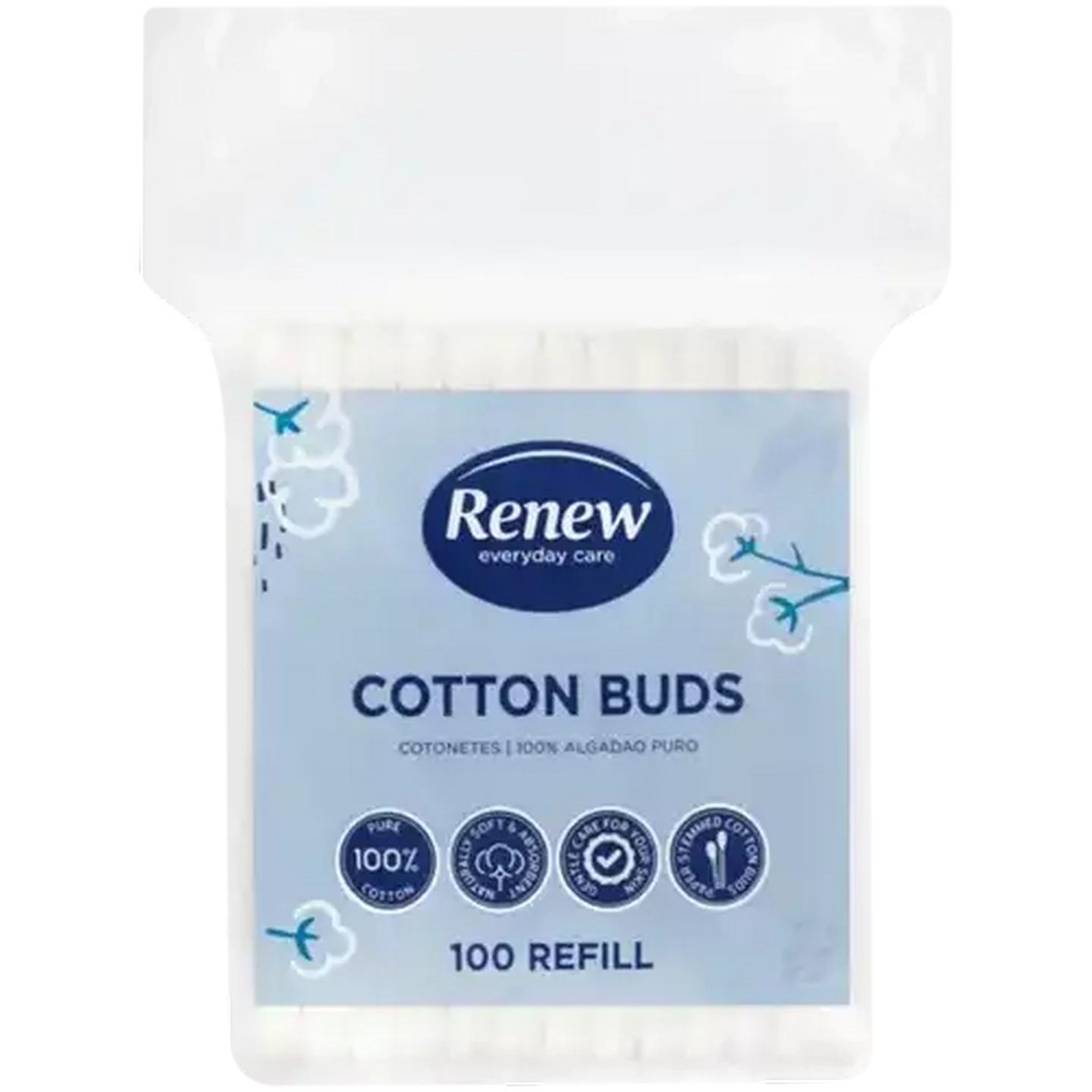 Image of Renew Cotton Buds Refill 100 Pack